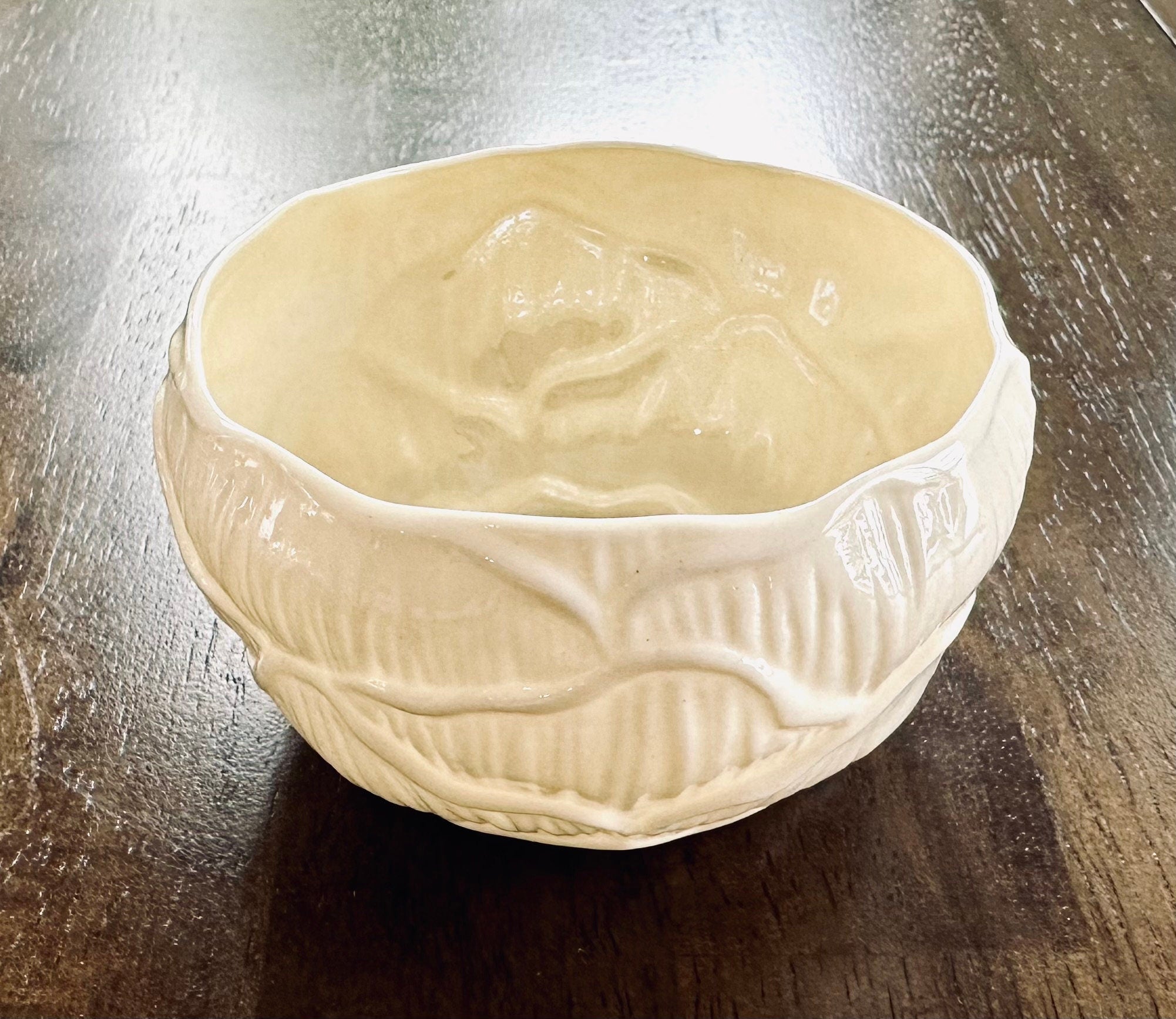 Belleek Lily Open Sugar Bowl