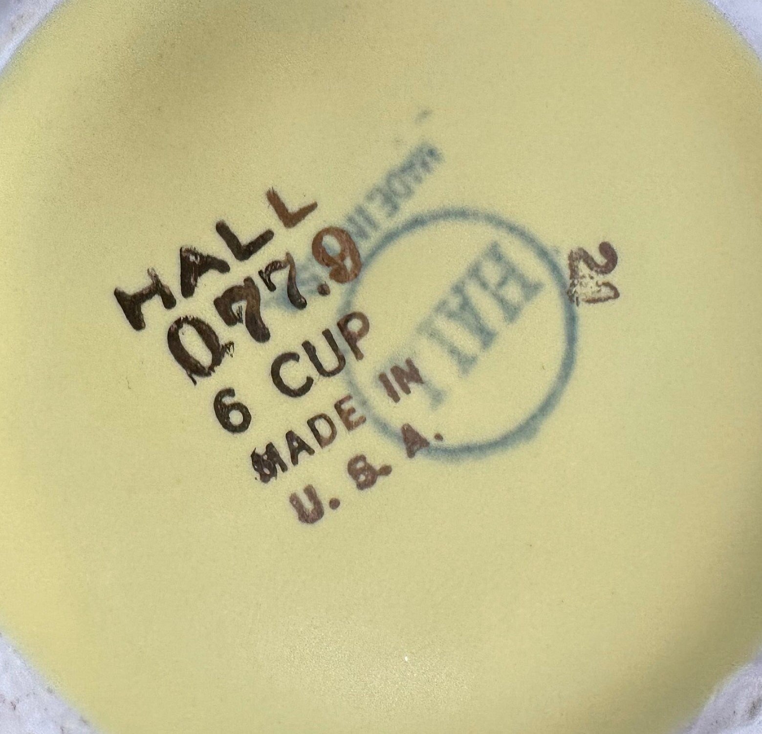 Hall Sundial Canary Yellow Teapot