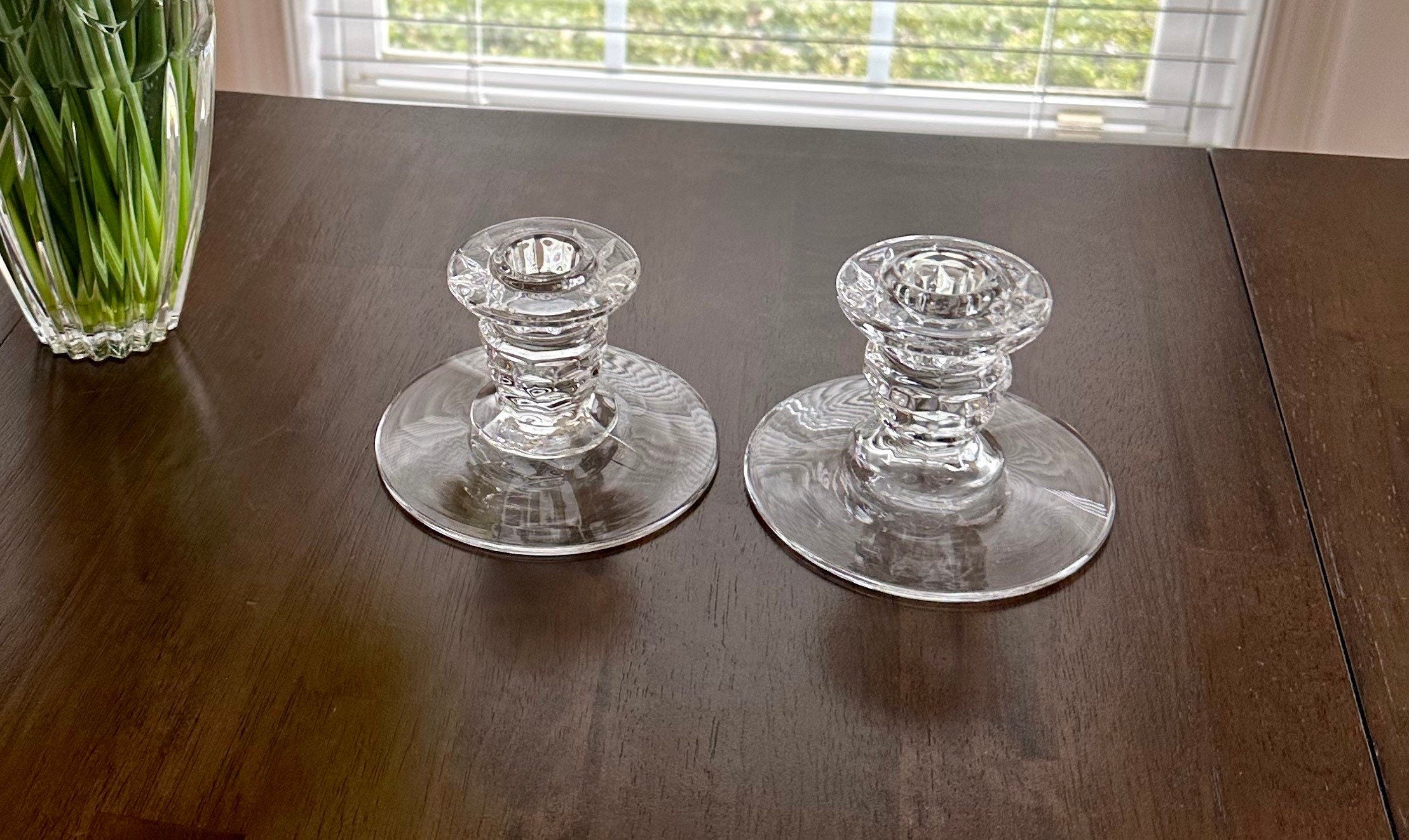 Fostoria American Candle Holders