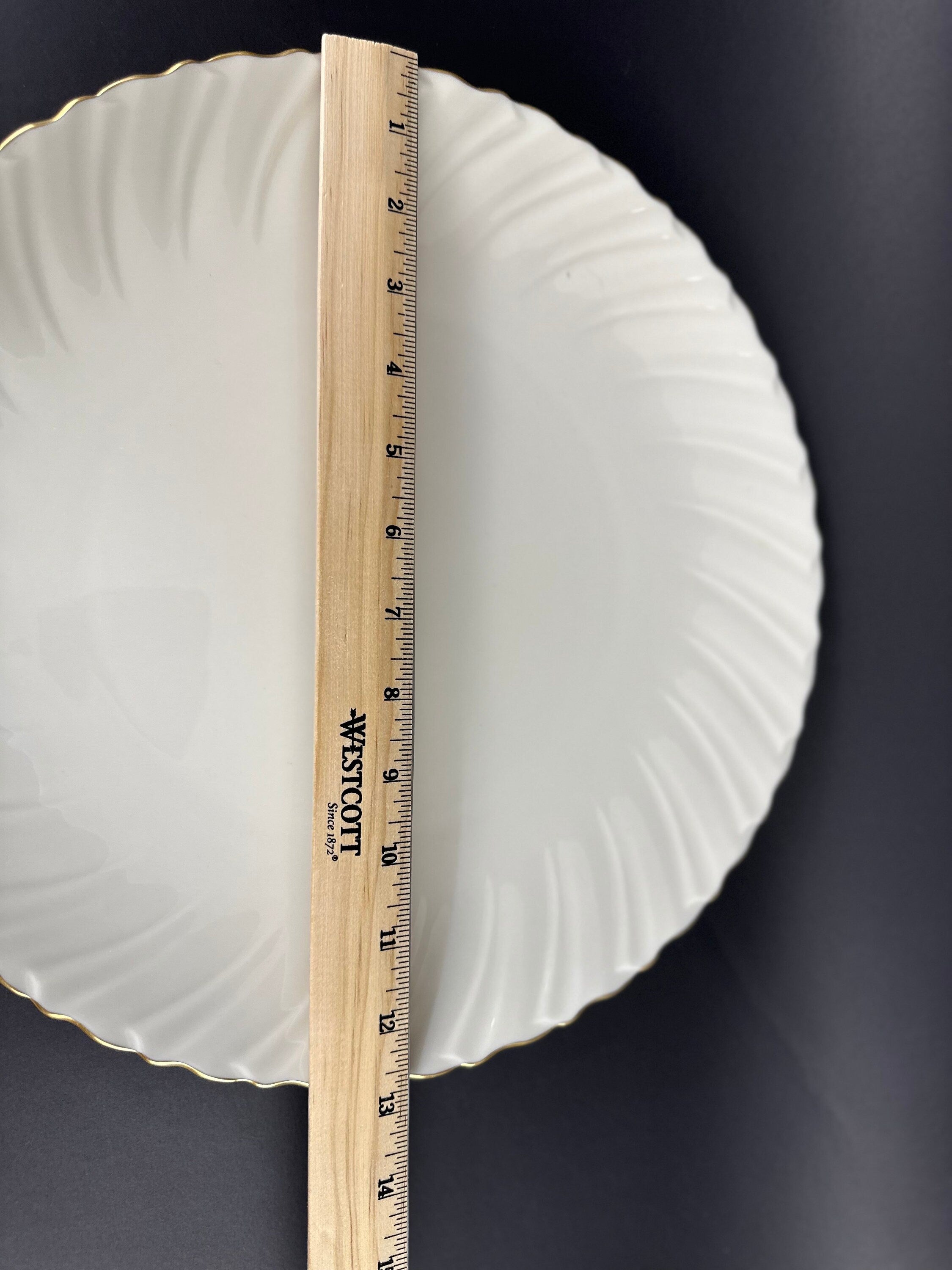Lenox Chop Plate in the Laurent Pattern