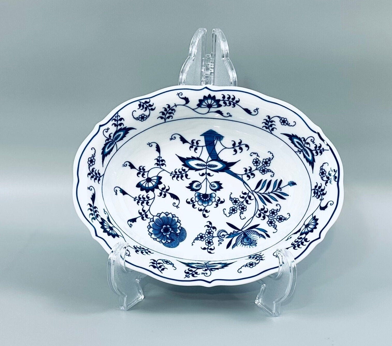 Blue Danube Oval Serving Bowl