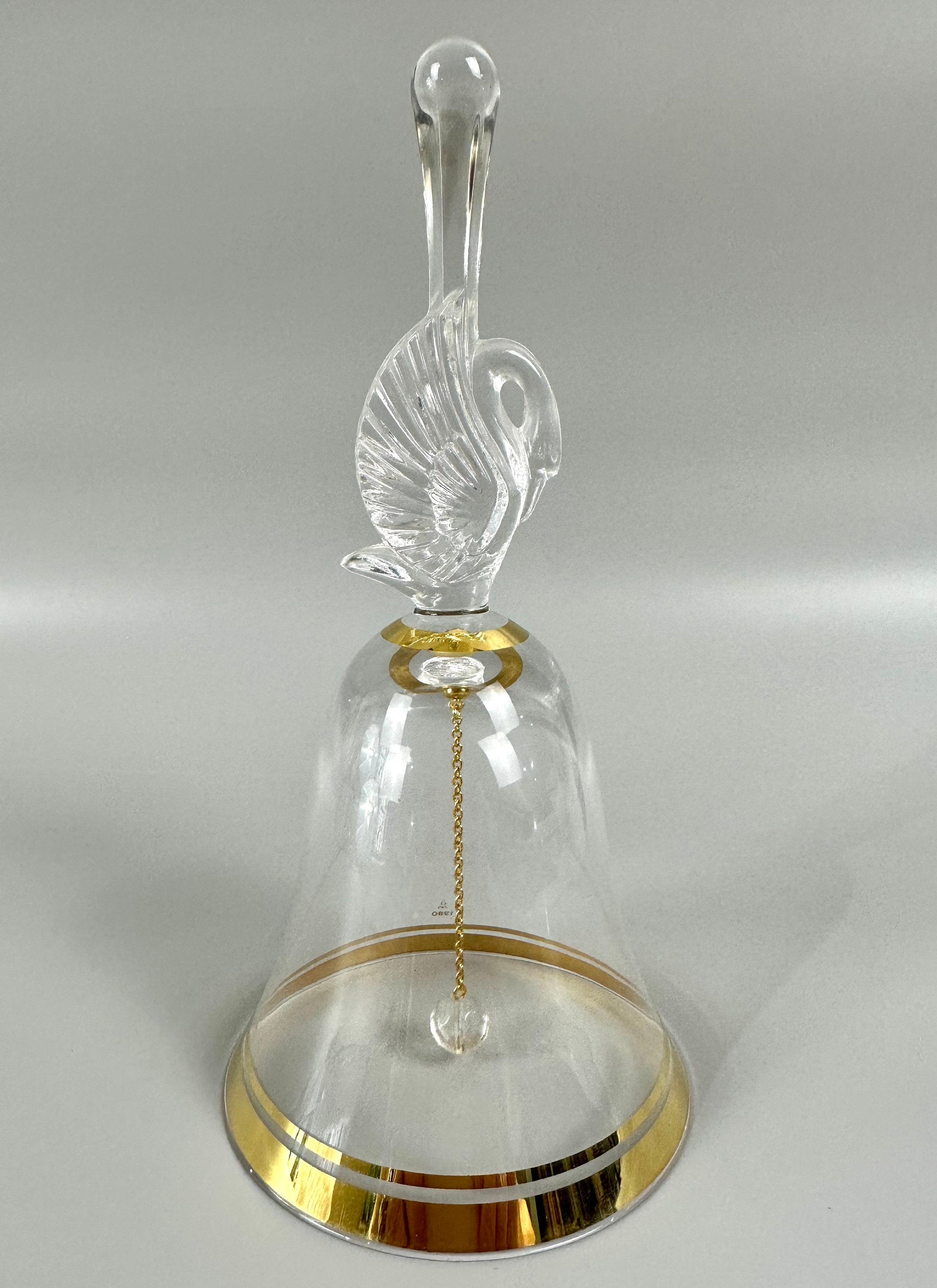 Crystal Bell With Swan