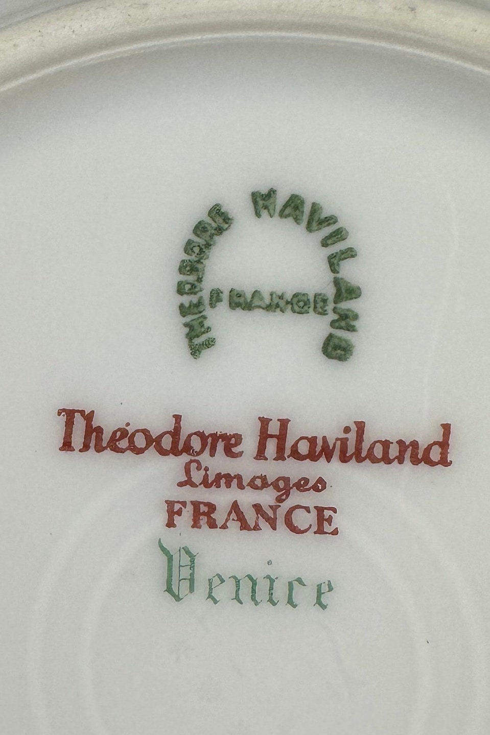 Five Haviland Bread Plates in the Venice Pattern