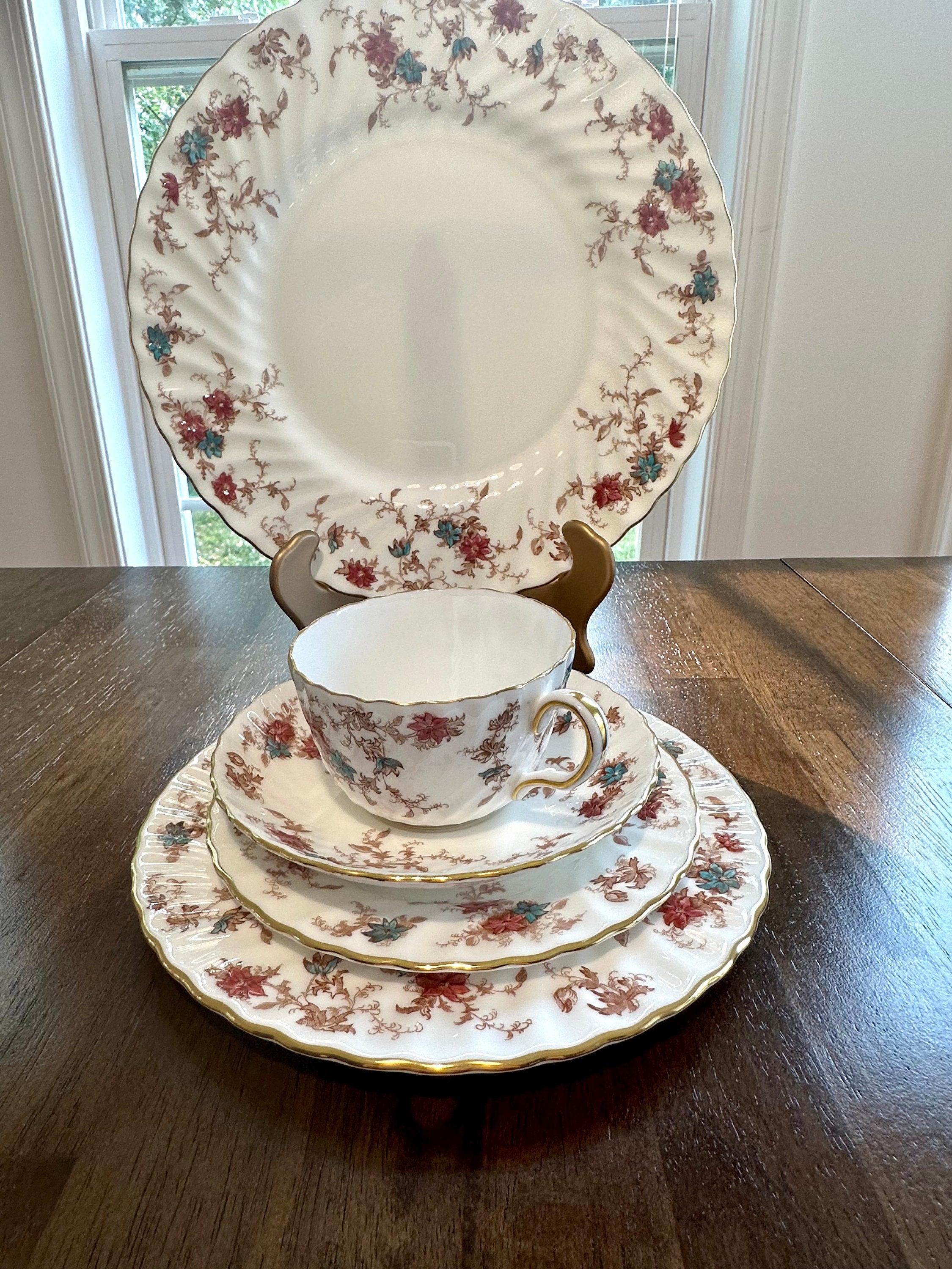 Minton Ancestral 5 Piece Place Settings