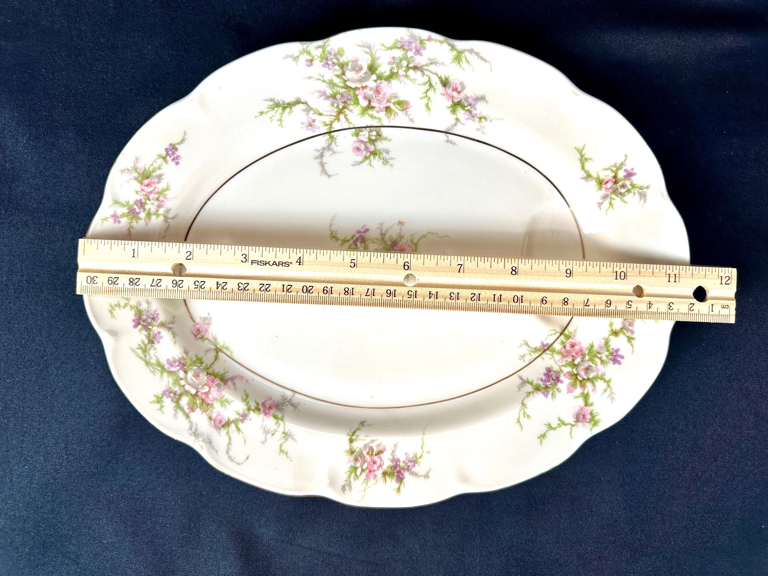 Haviland Rosalinde Serving Platter and Bowl