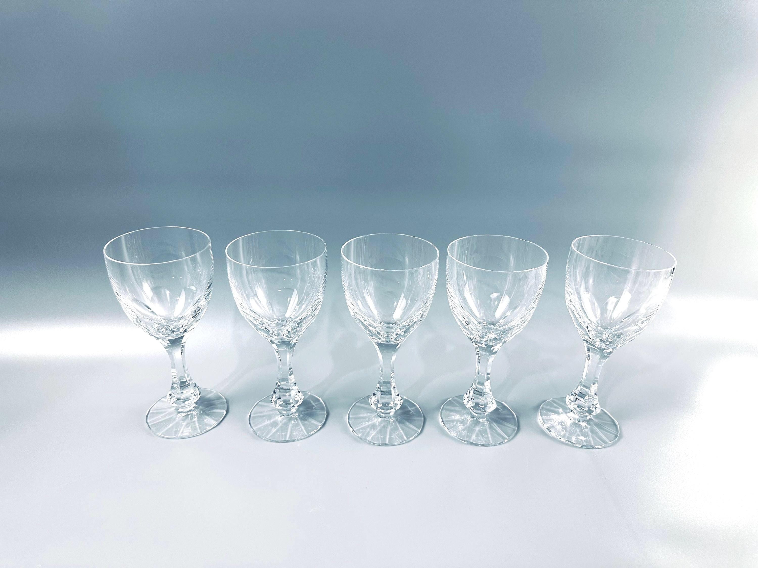 5 Baccarat Monaco Water Goblets