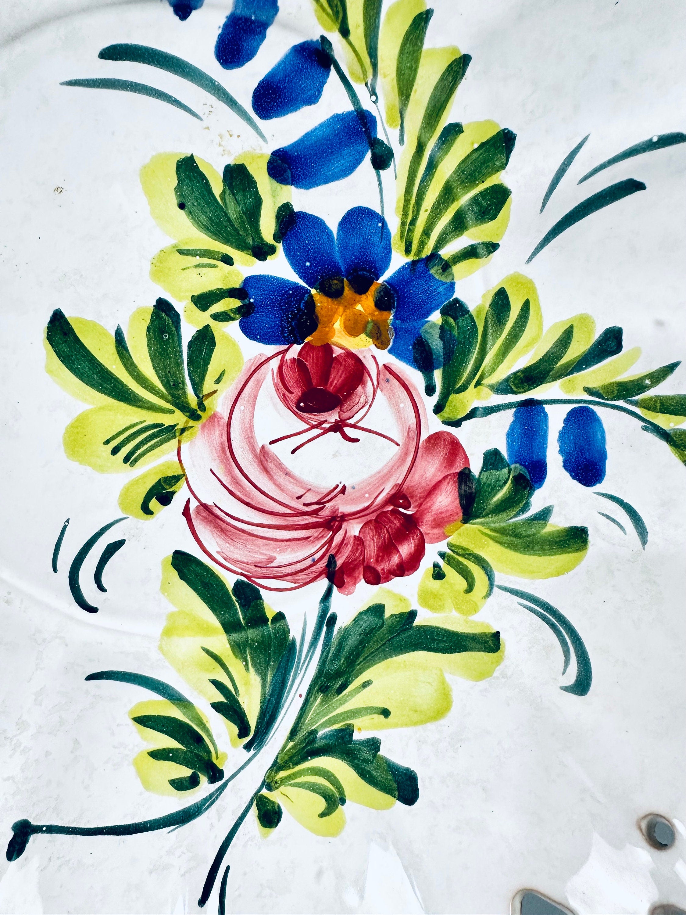 Hand Painted Italian Serving Bowl