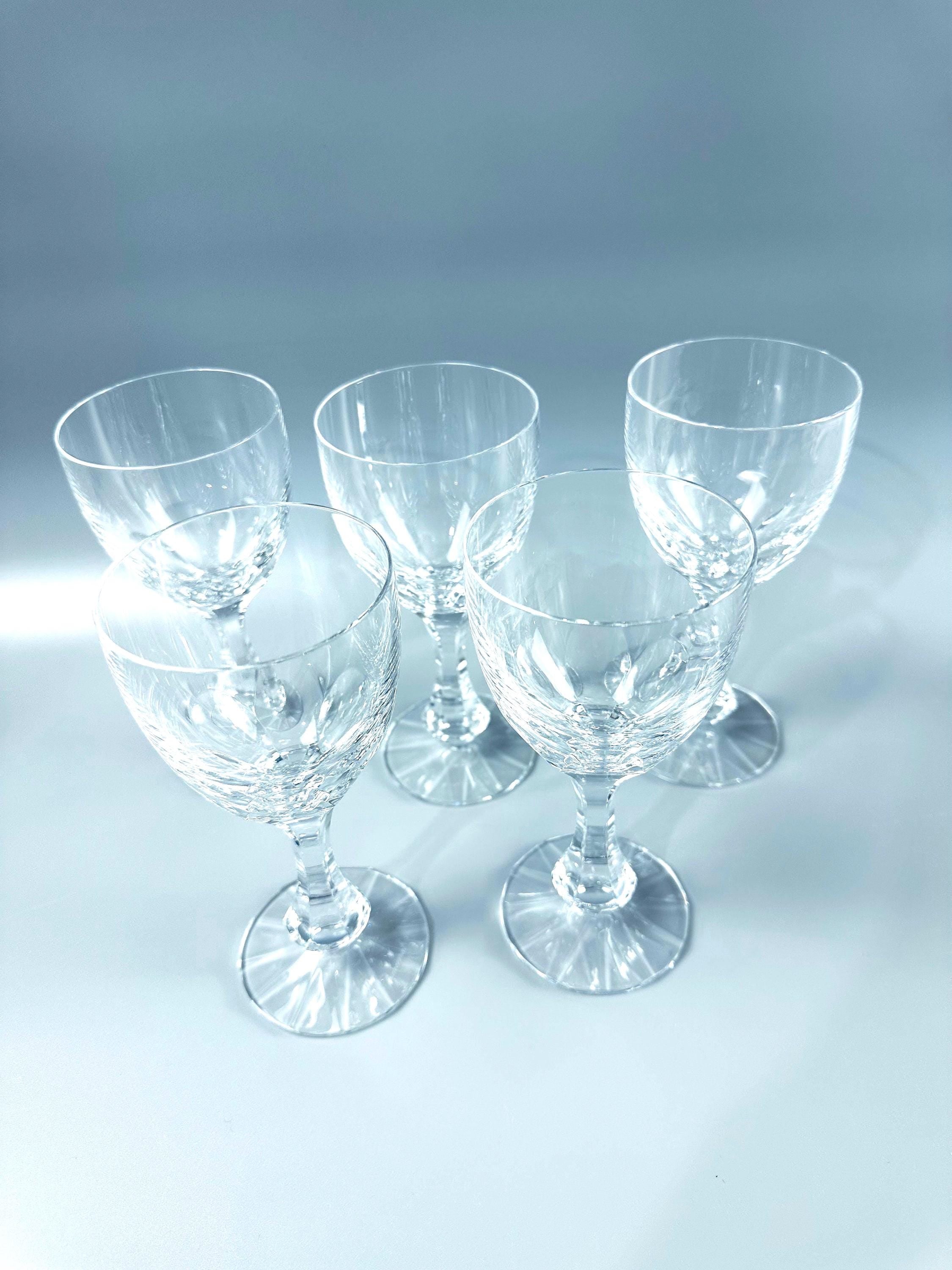5 Baccarat Monaco Water Goblets