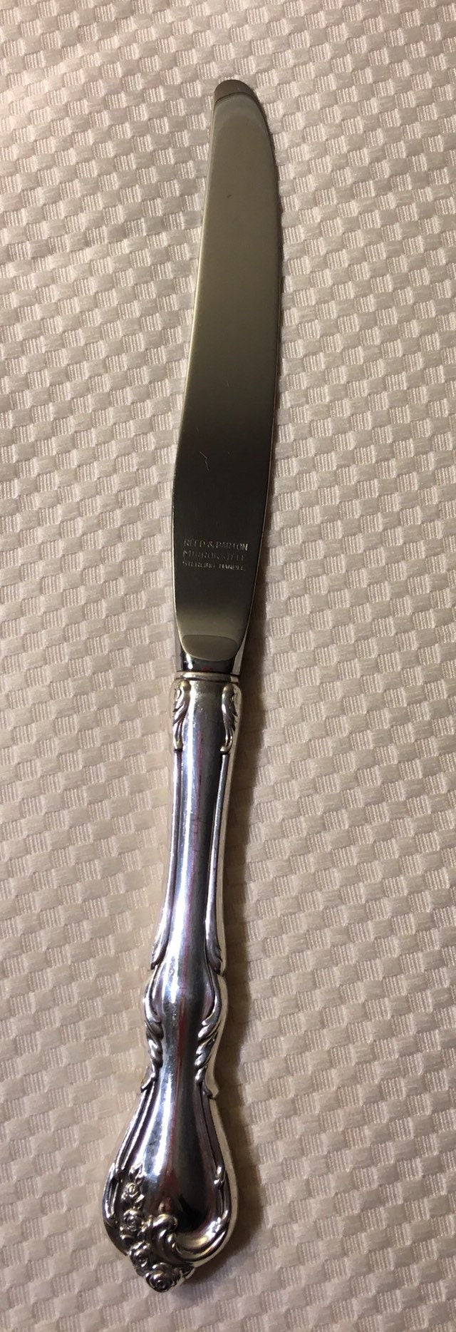 Reed and Barton Sterling Rose Cascade Knives