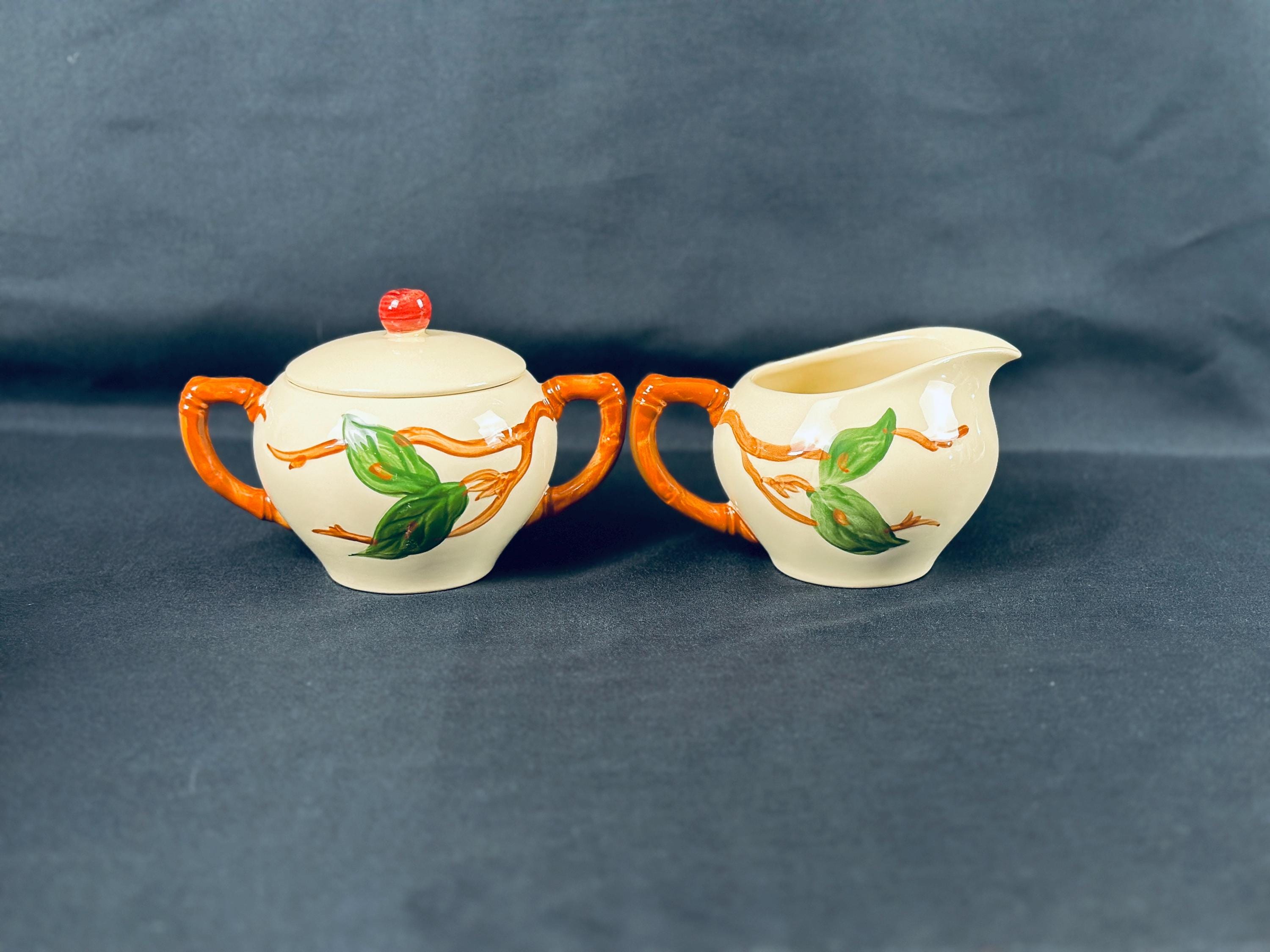 Franciscan Apple Creamer and Sugar Bowl