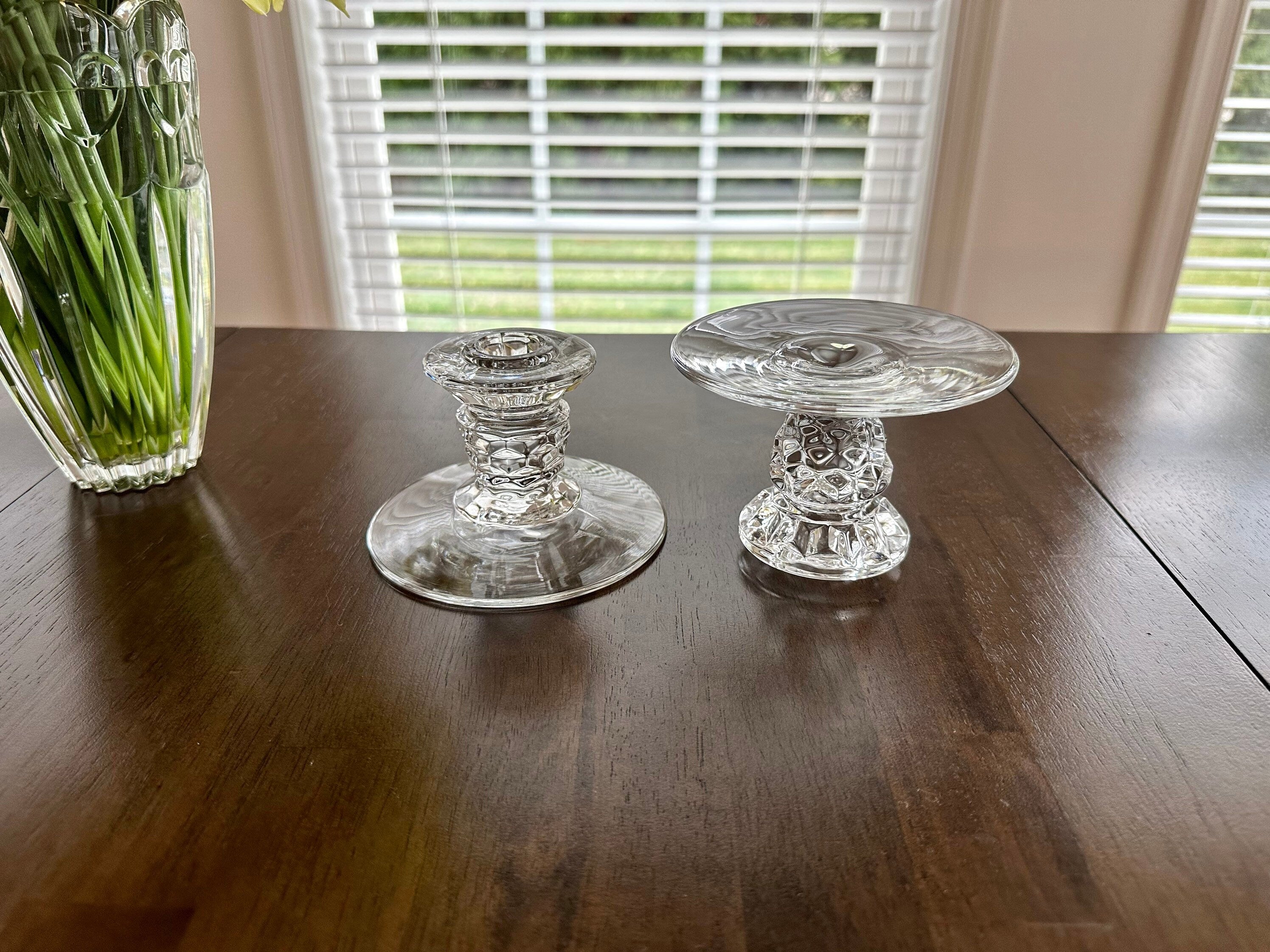 Fostoria American Candle Holders