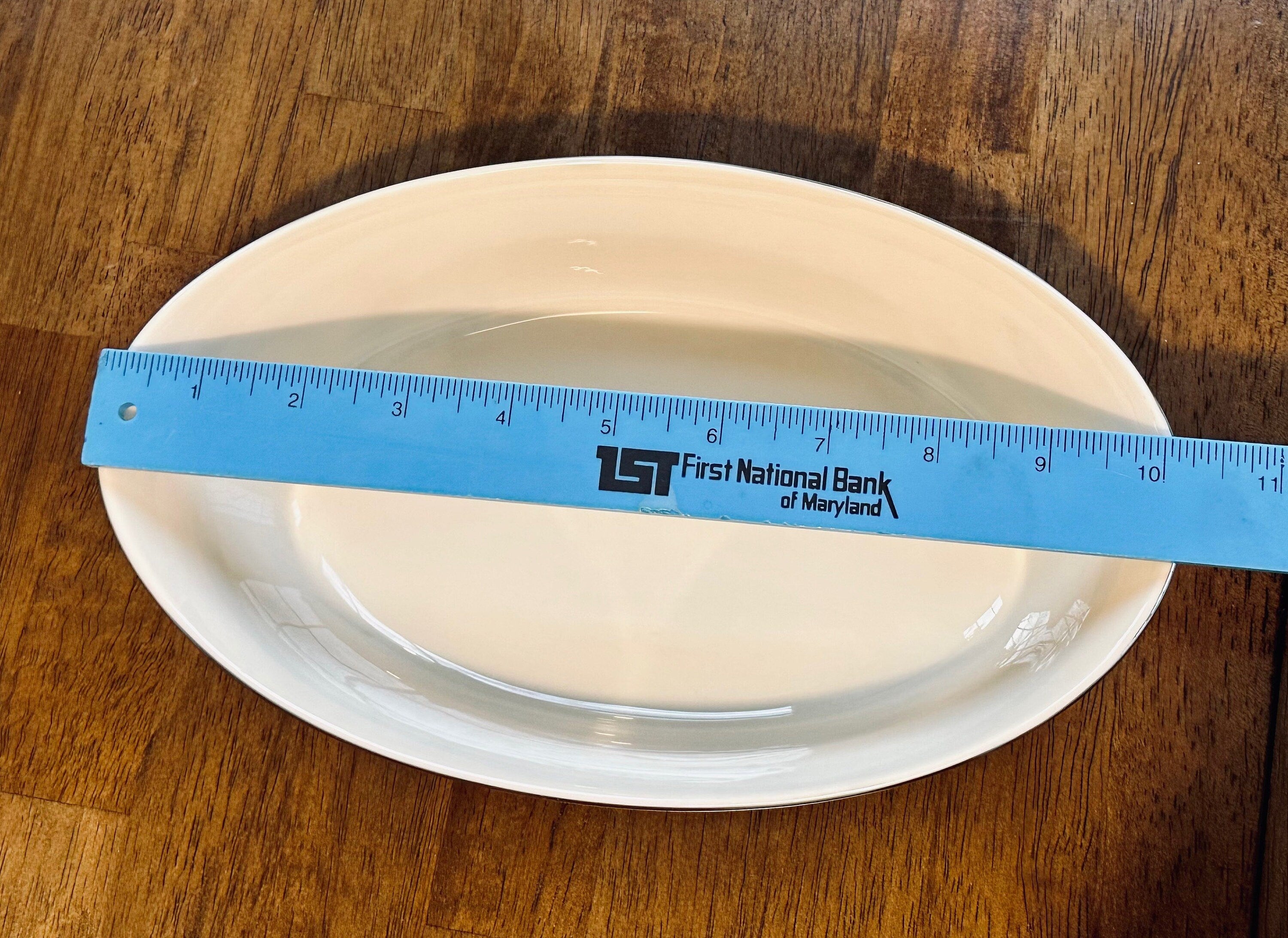 Lenox Lace Point Large Oval Serving Bowl