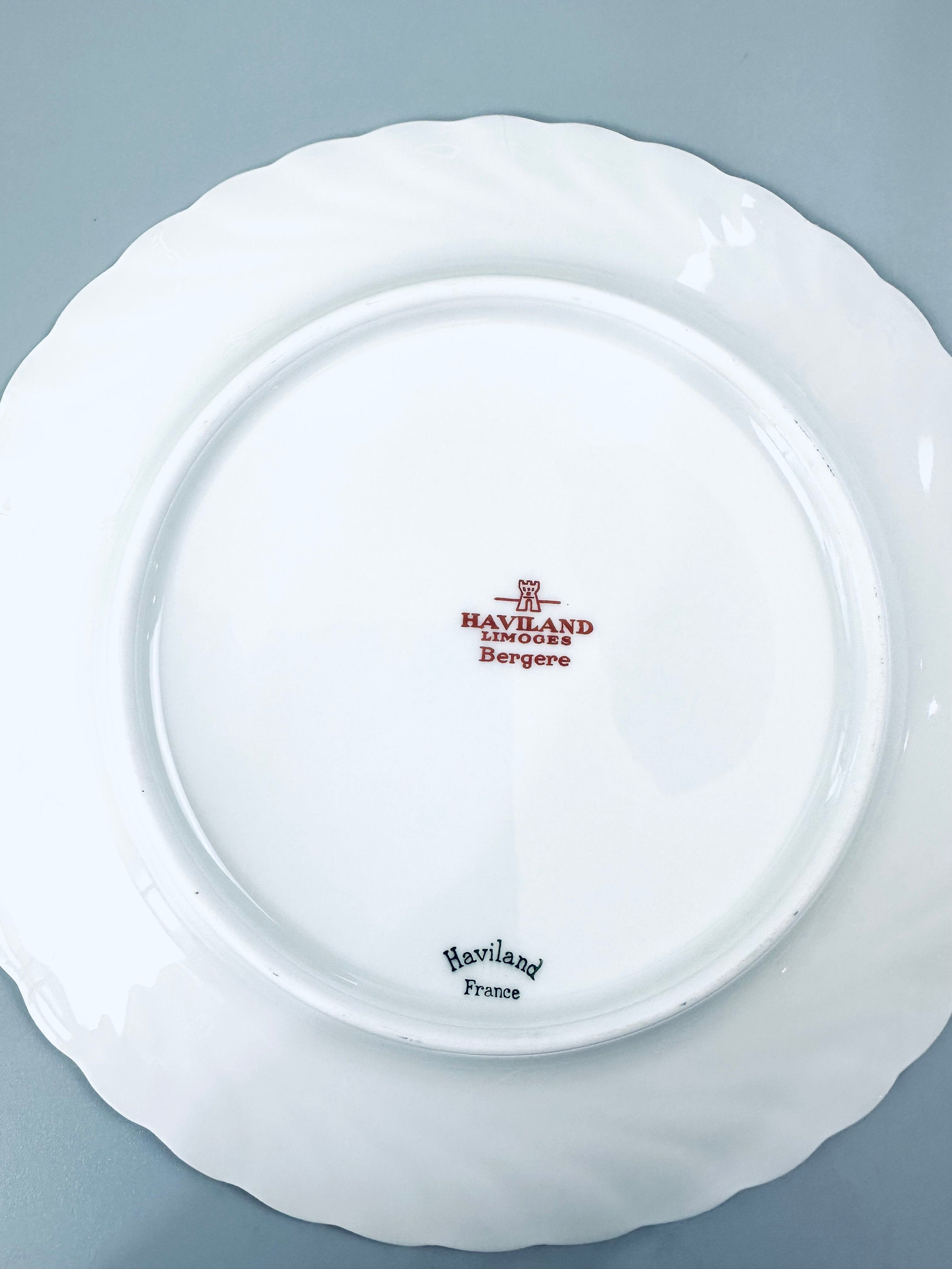 5 Haviland Bergere Salad Plates
