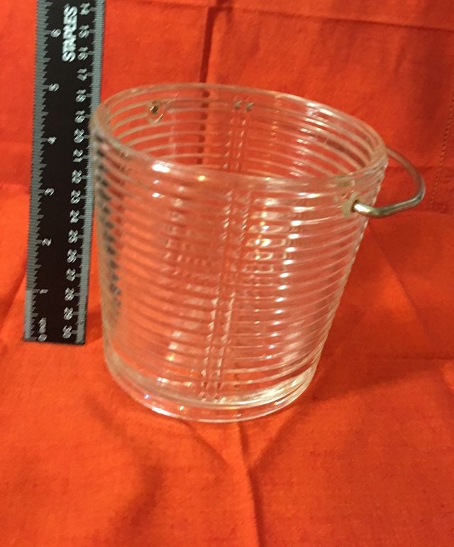 Depression Glass Ice Bucket