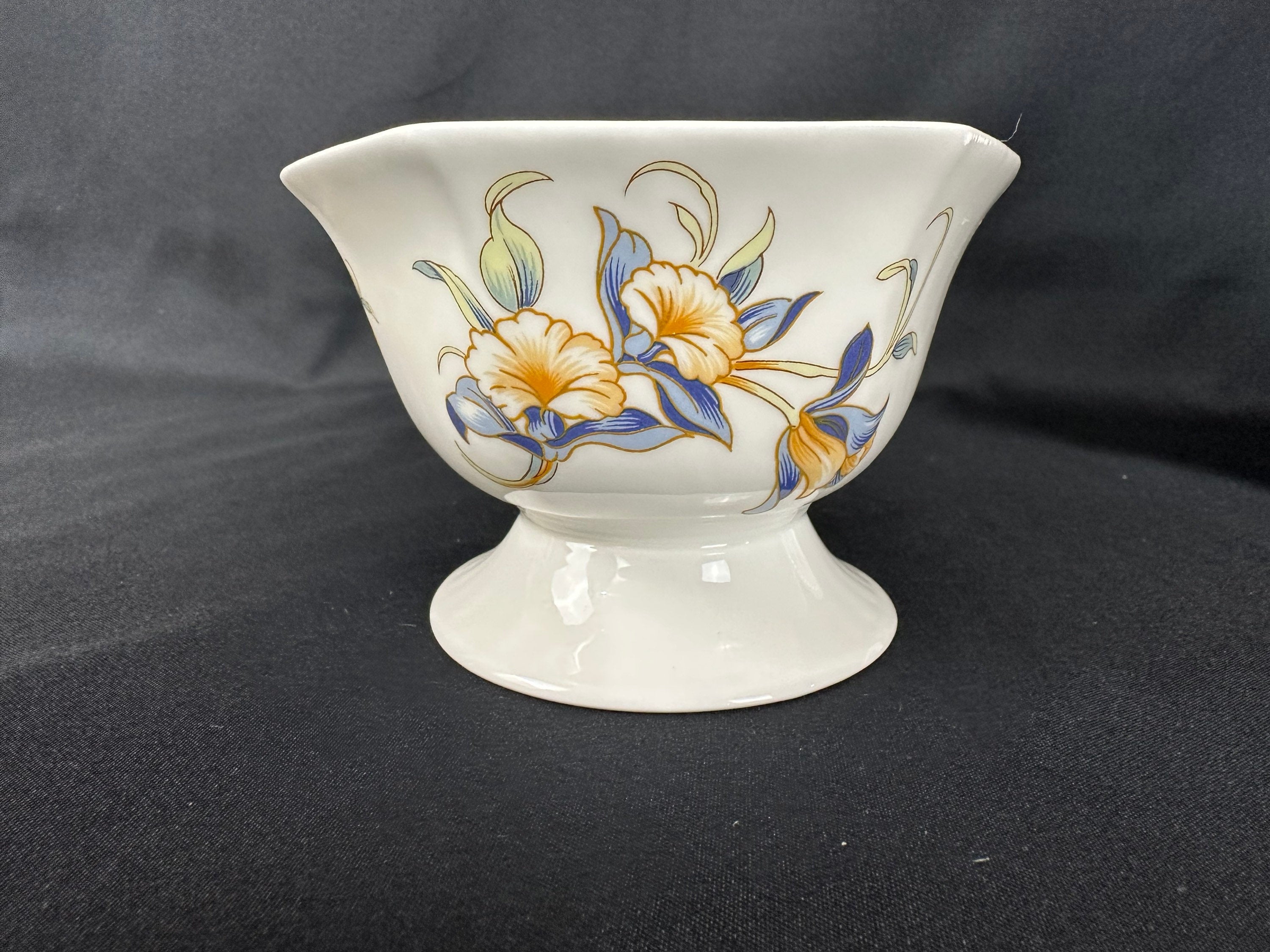 Aynsley Just Orchids Small Footed Bowl/ Open Sugar Bowl/ Candy Dish
