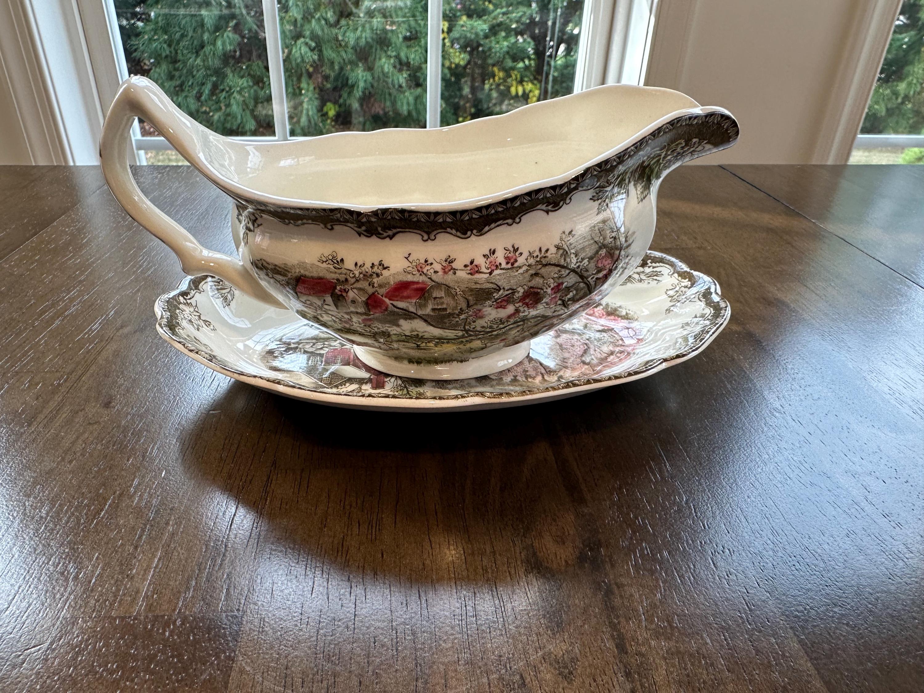 Friendly Village Gravy Boat by Johnson Brothers