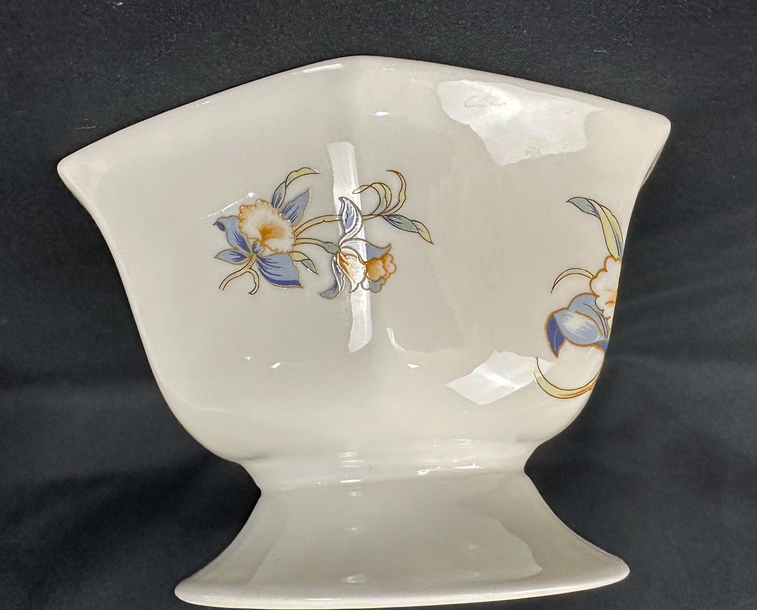 Aynsley Just Orchids Small Footed Bowl/ Open Sugar Bowl/ Candy Dish