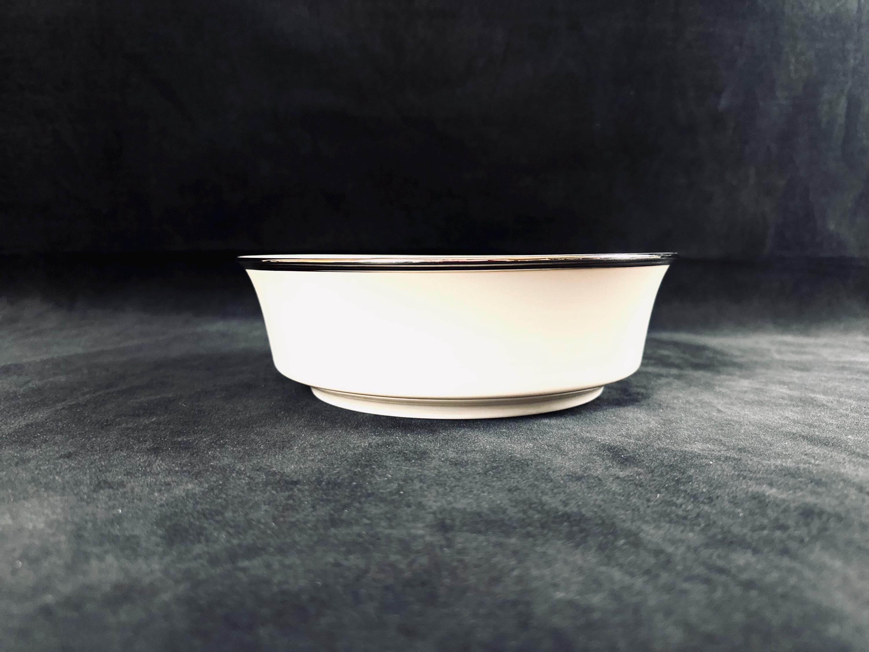Lenox Solitaire Round Serving Bowl Salad Bowl
