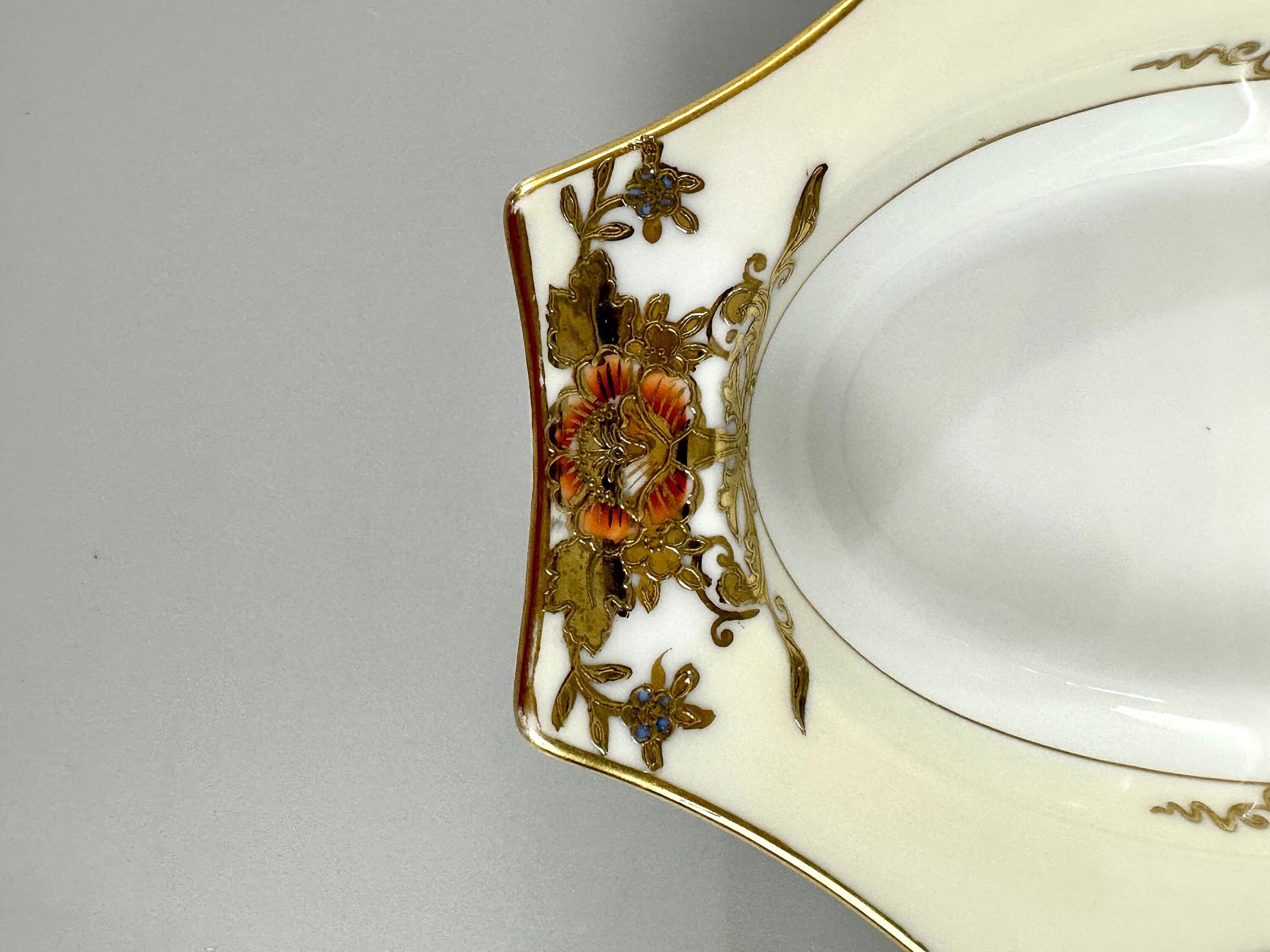 Hand Painted 1918 Noritake Relish Dish