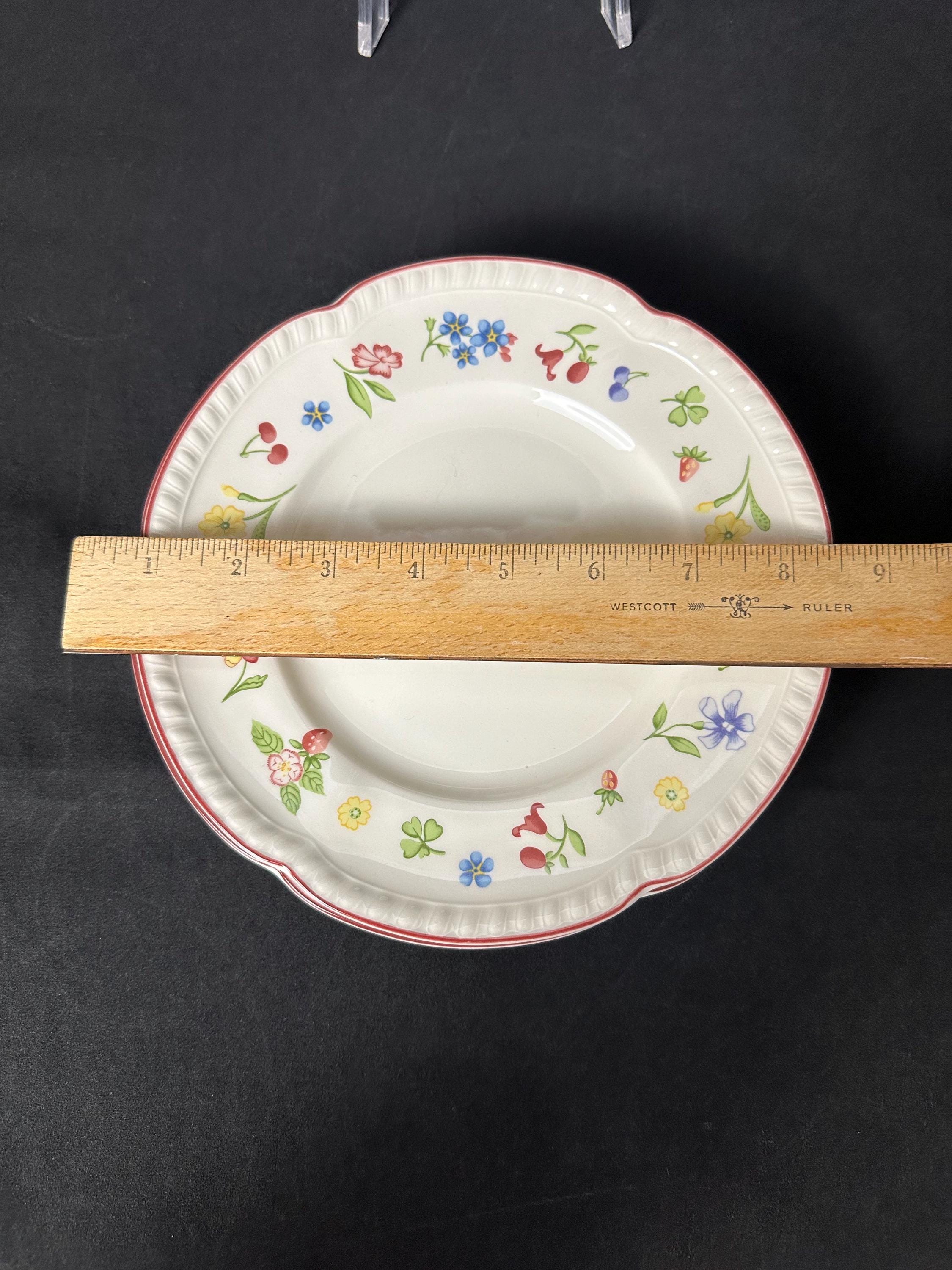 6 Johnson Brothers Fleurette Salad Plates
