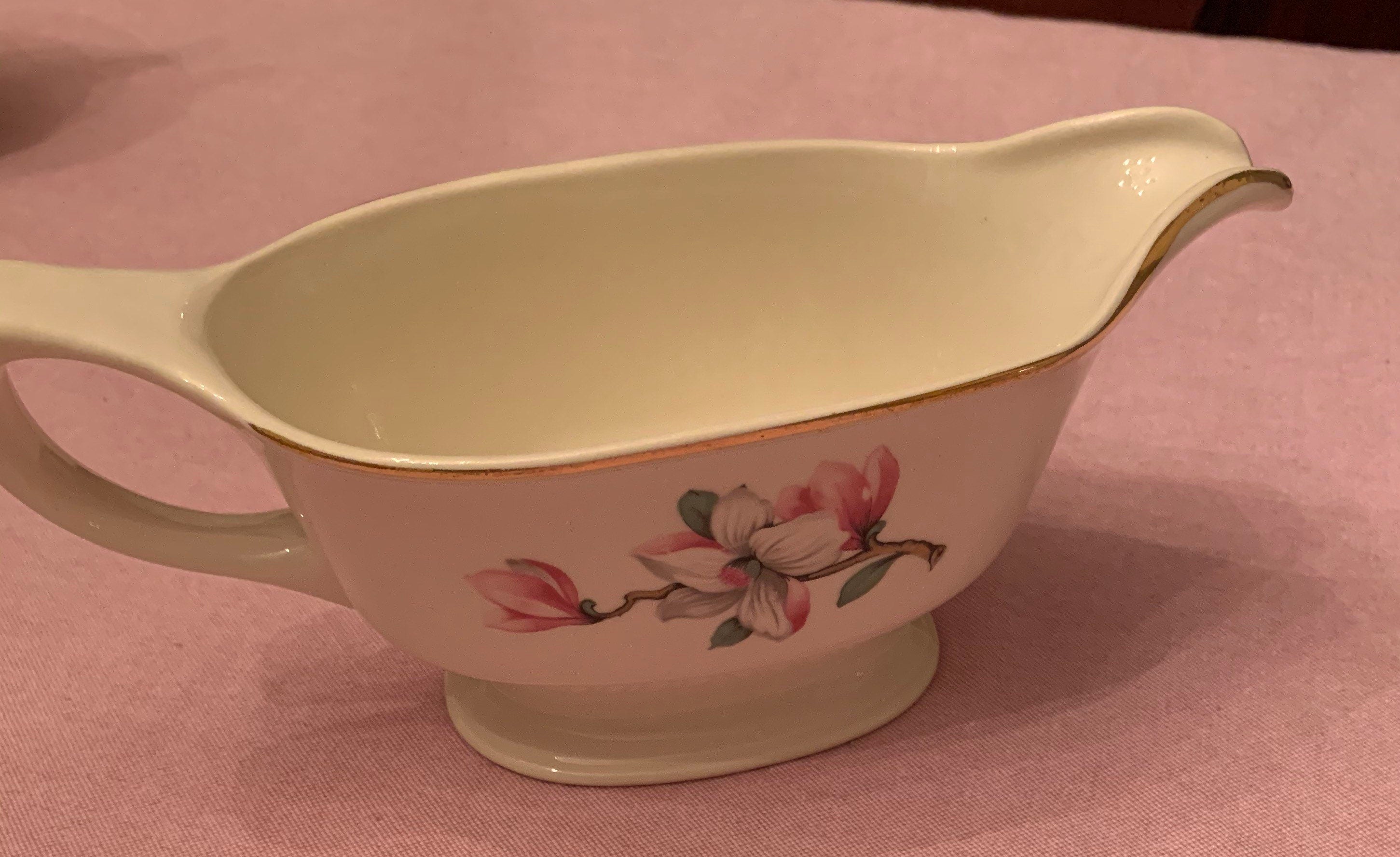 Homer Laughlin Dogwood Gravy Boat
