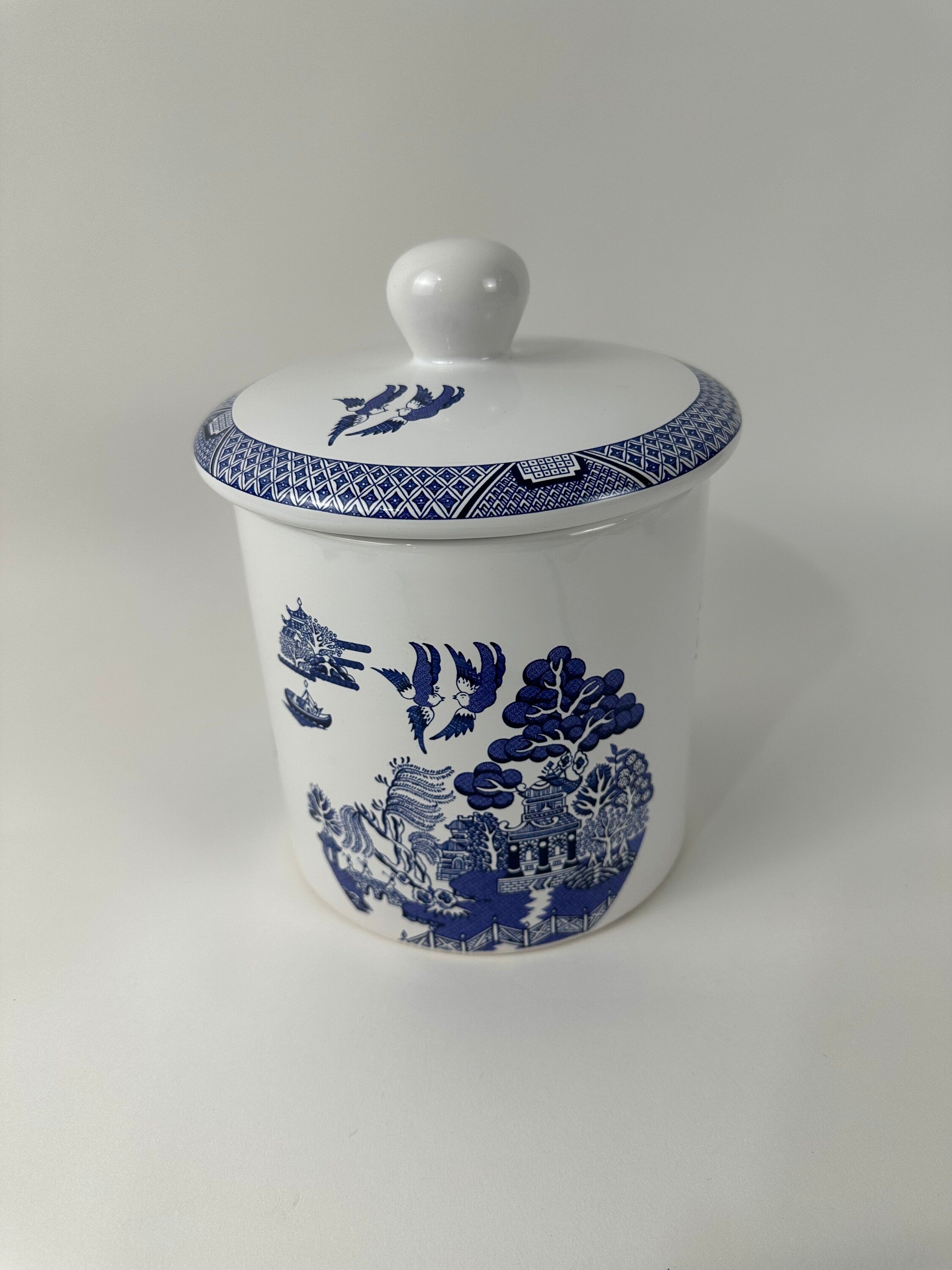 Cuthbertson Blue Willow Medium Canister