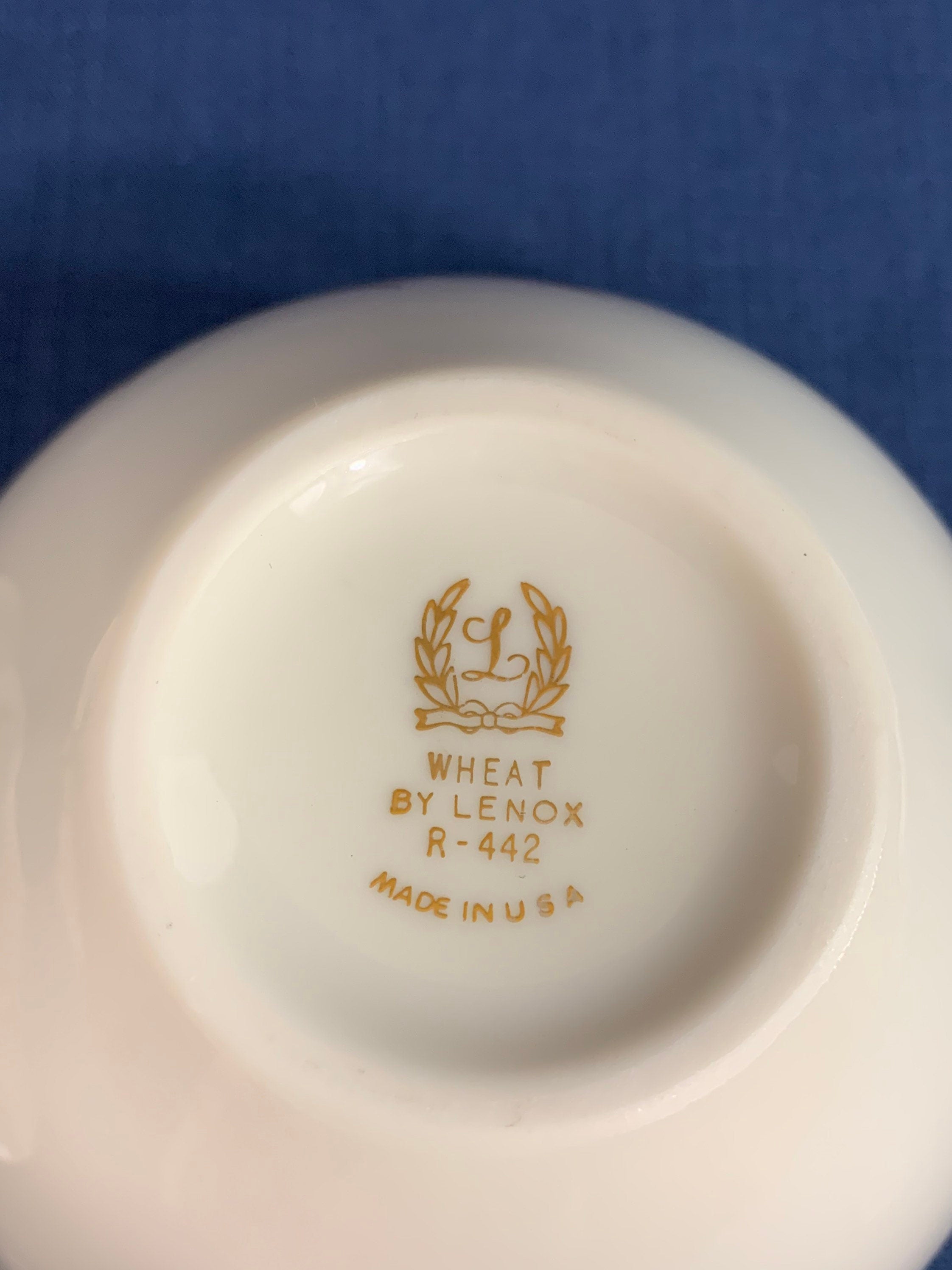 Lenox Wheat Rare Oversized Teacup and Saucer