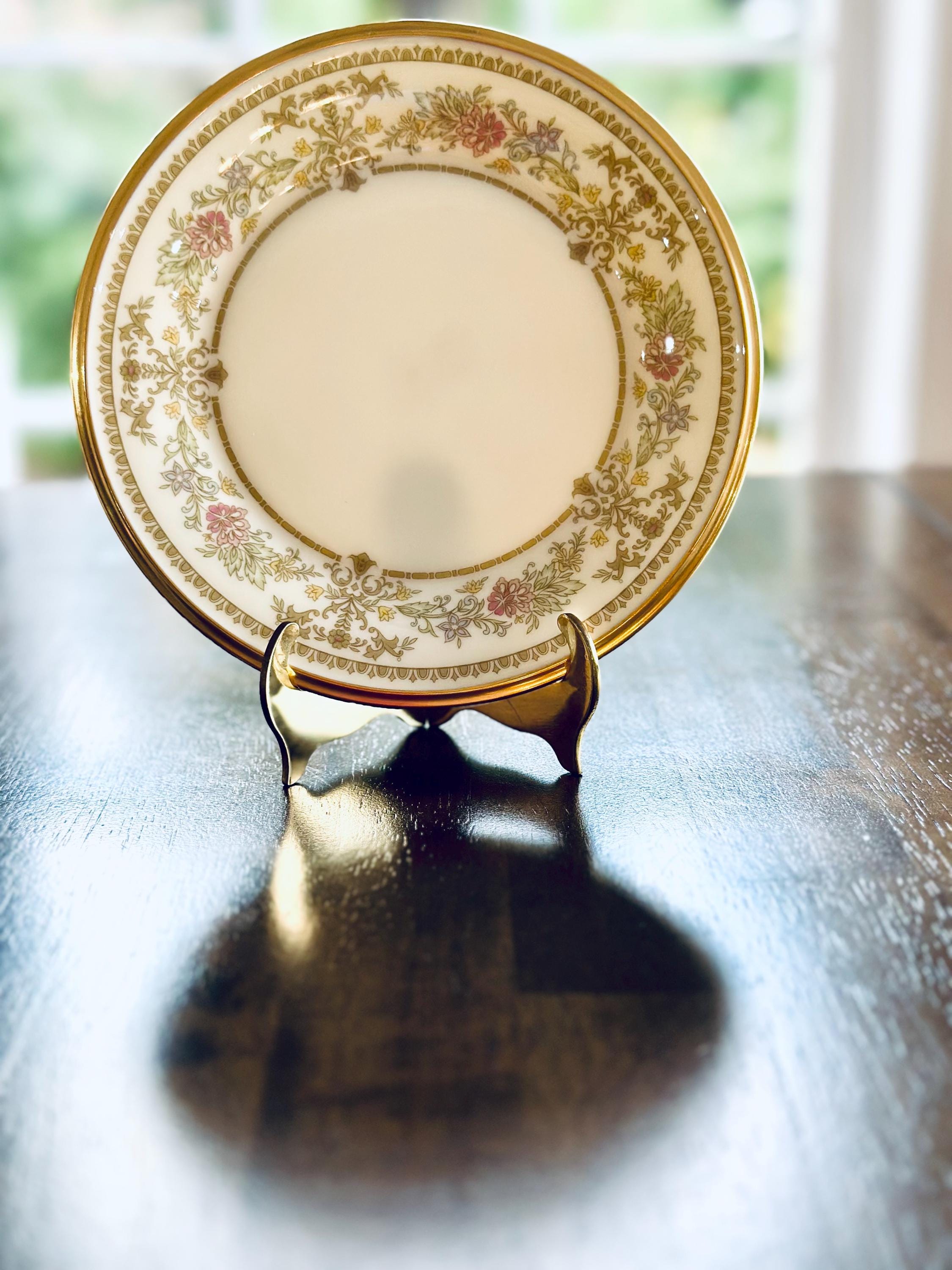 6 Lenox Castle Garden Bread Plates