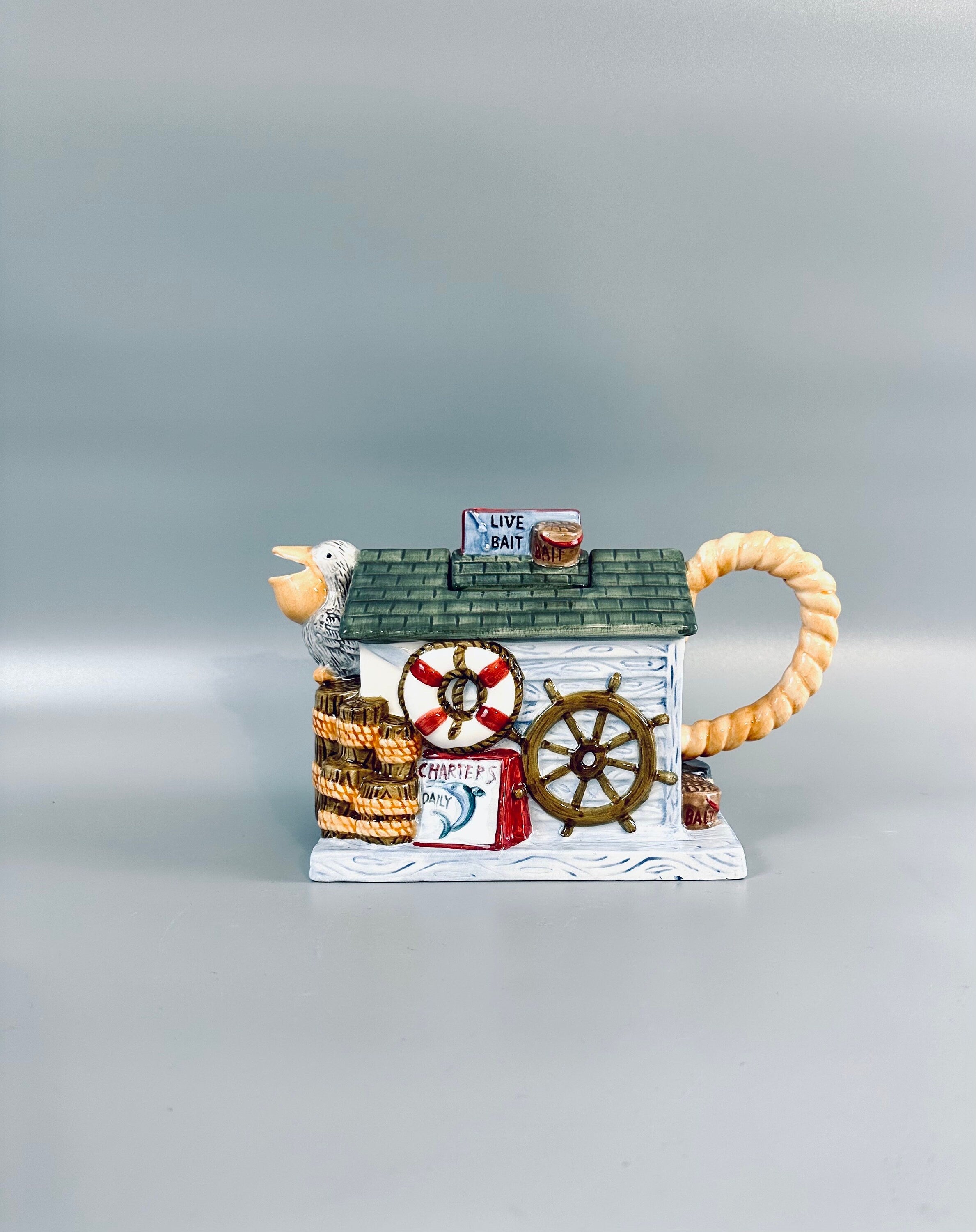 Bait Shop Ceramic Teapot