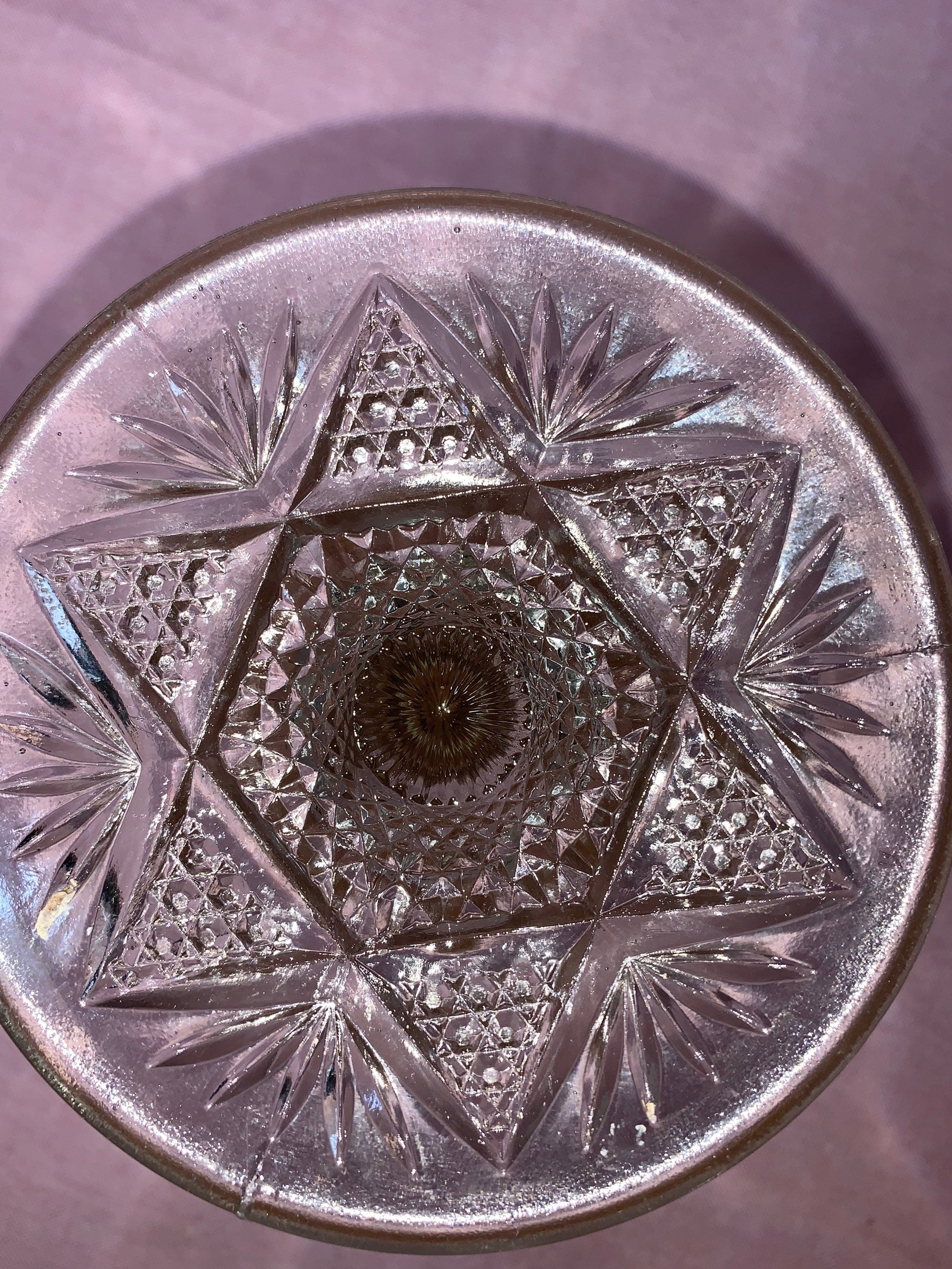 Moving sale-Early 1900s Imperial Glass Carnival Glass Compote