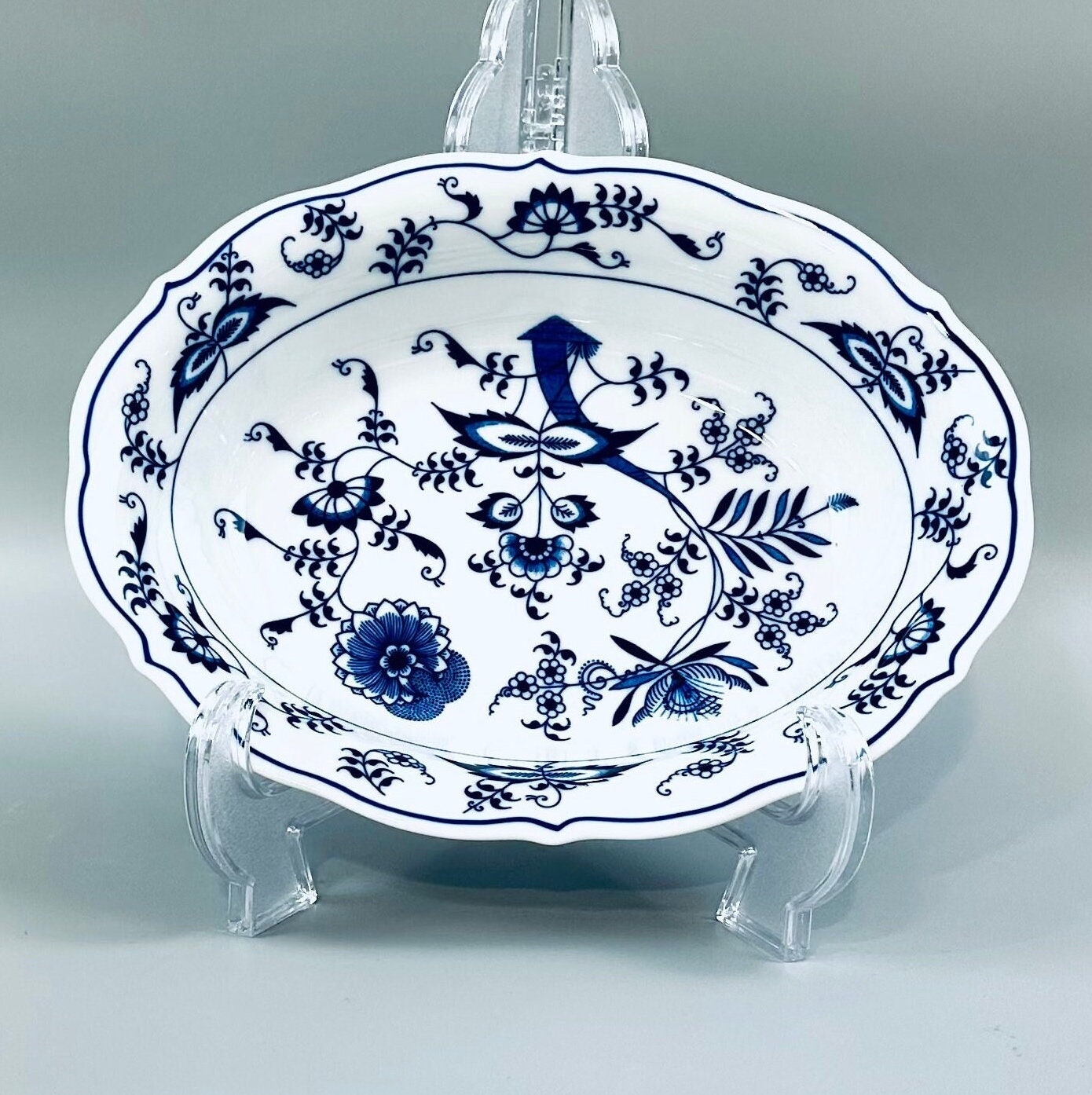 Blue Danube Oval Serving Bowl