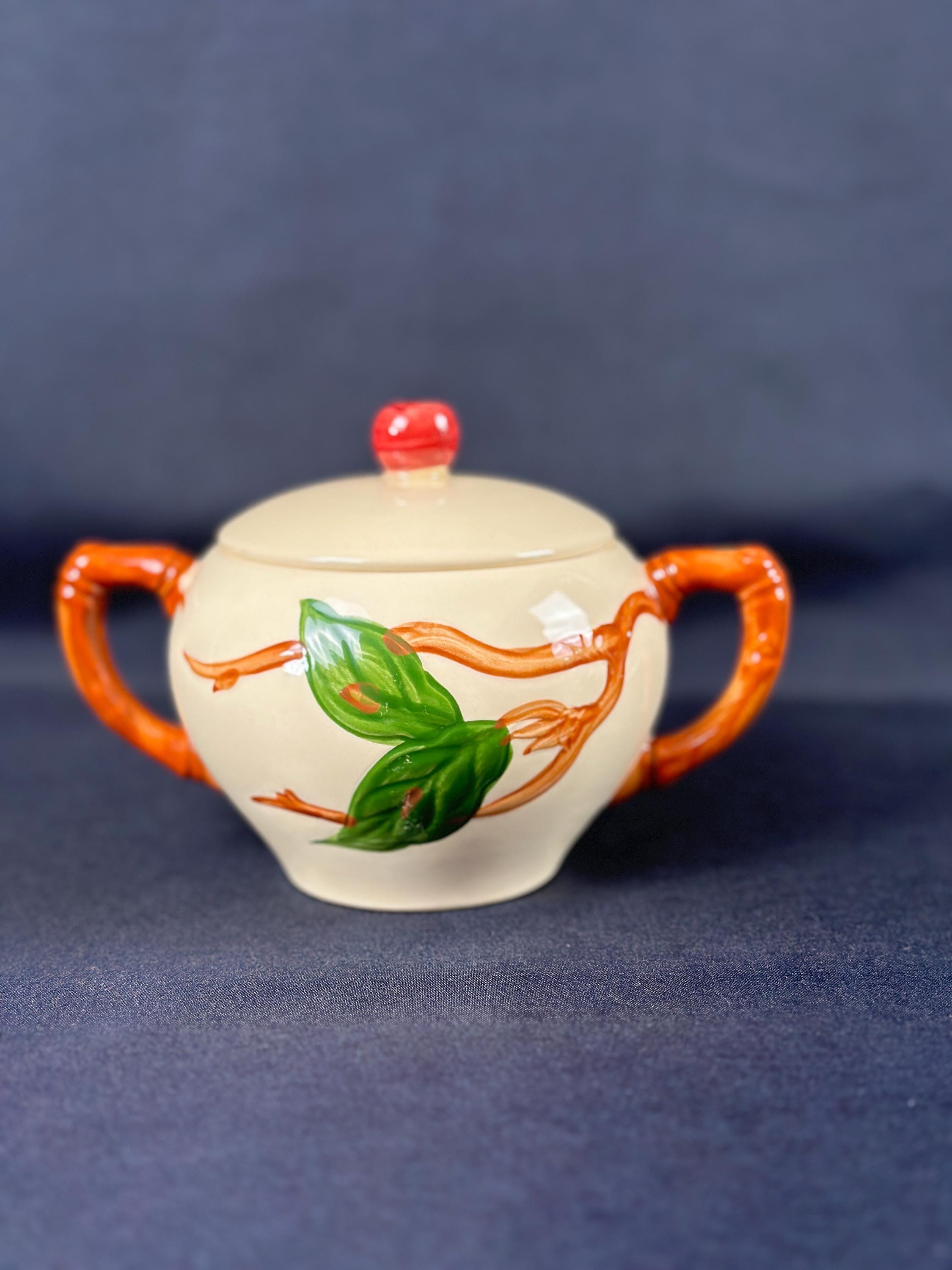 Franciscan Apple Creamer and Sugar Bowl