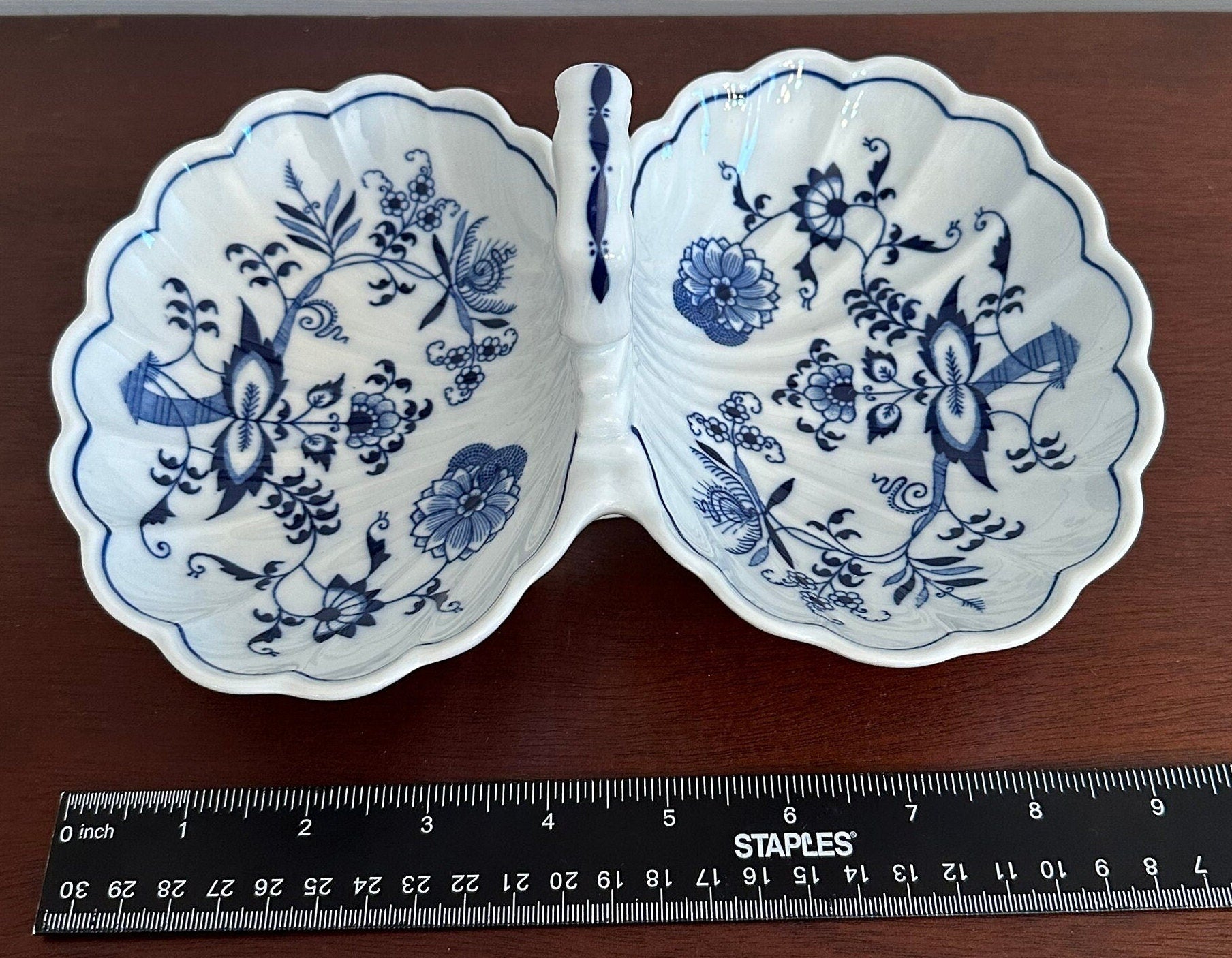 Blue Danube 2 part Relish with Handle Larger Size