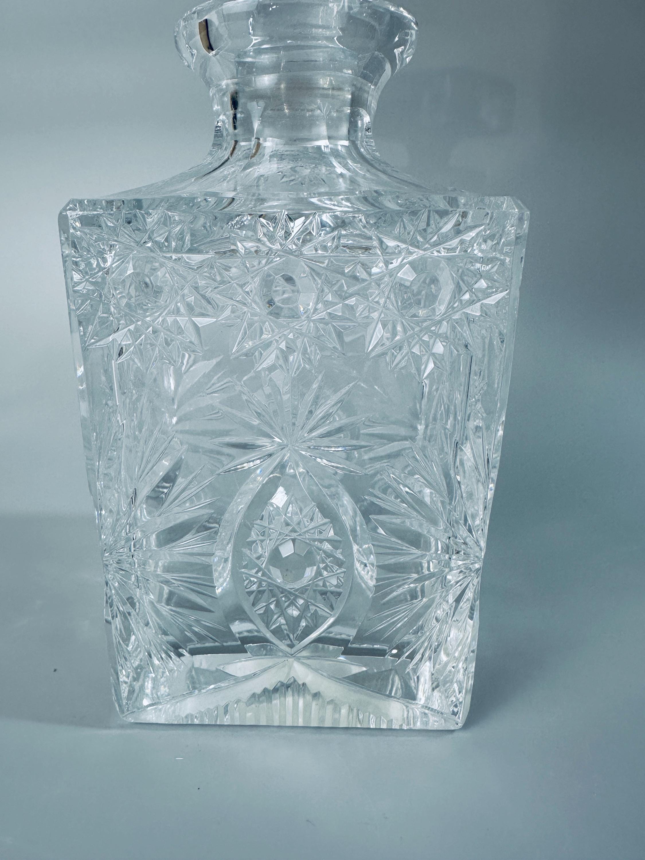 Antique Cut Crystal Spirits Decanter