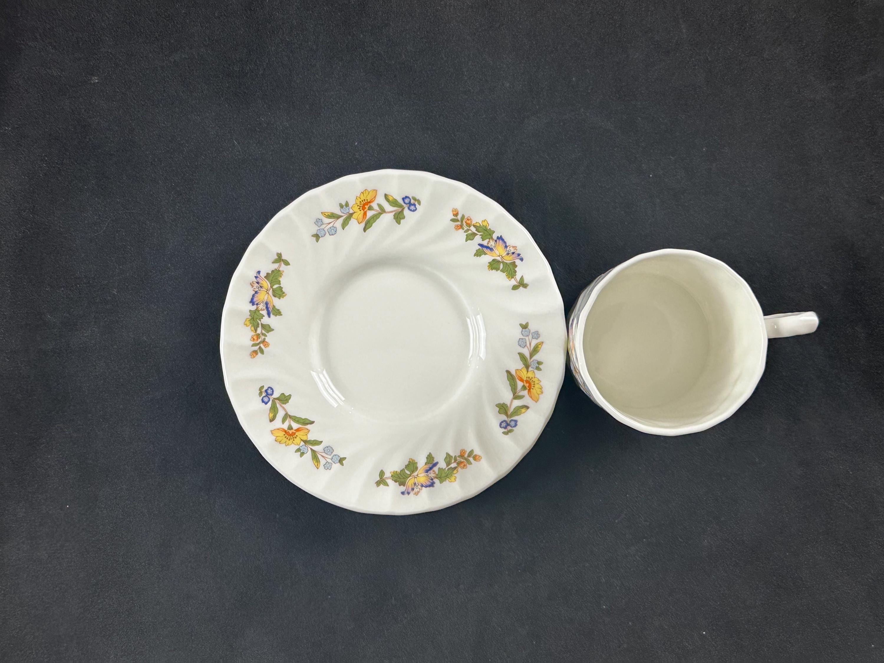 6 Aynsley Cottage Garden Demitasse Cups