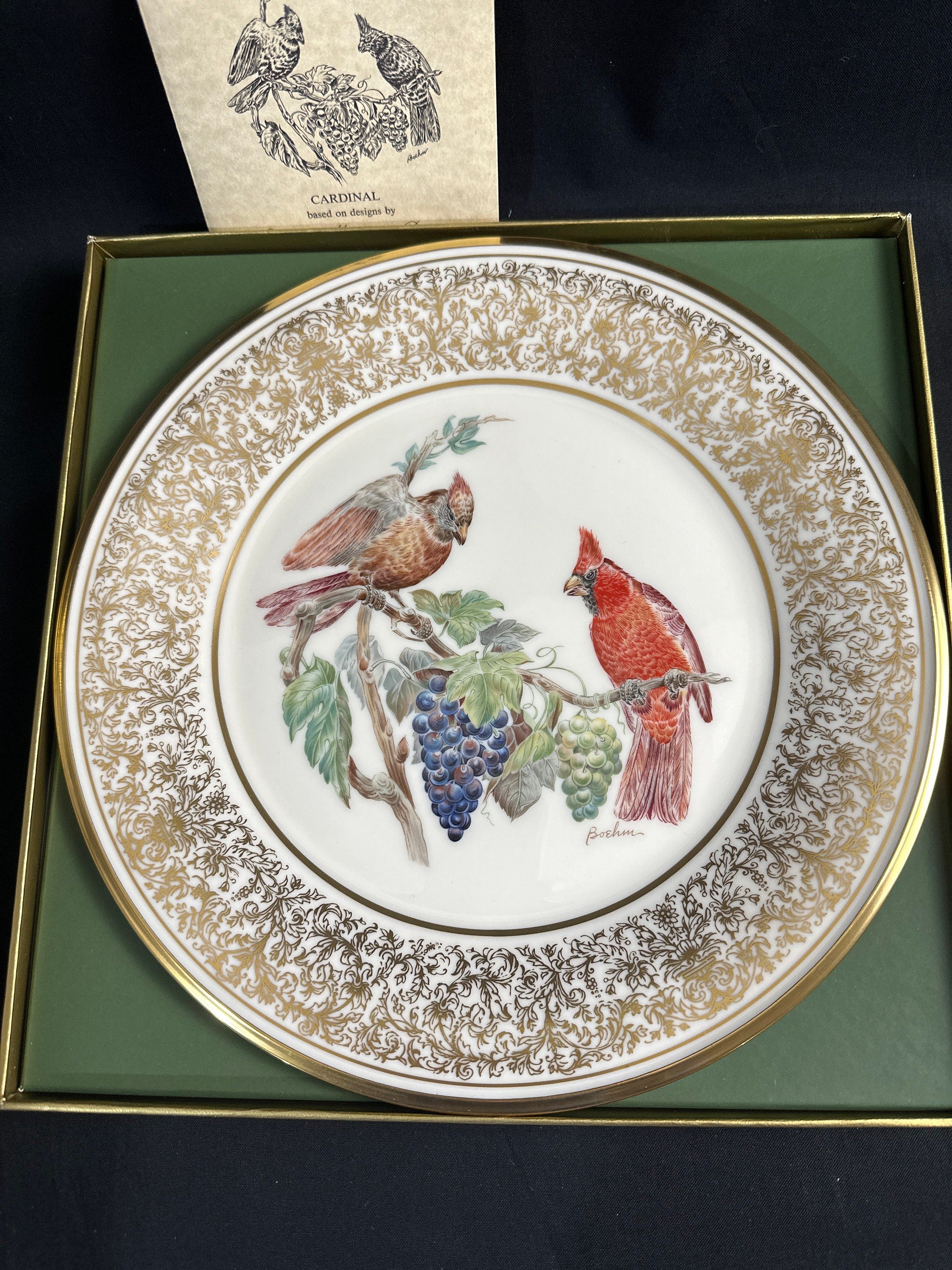Lenox Boehm Bird Plates Like New