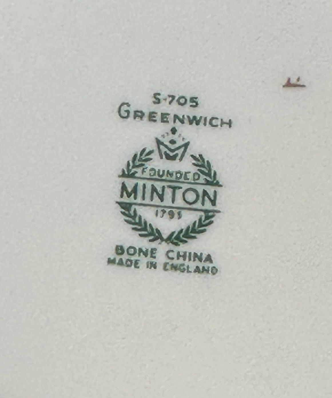 Minton Greenwich Creamer and Sugar Bowl