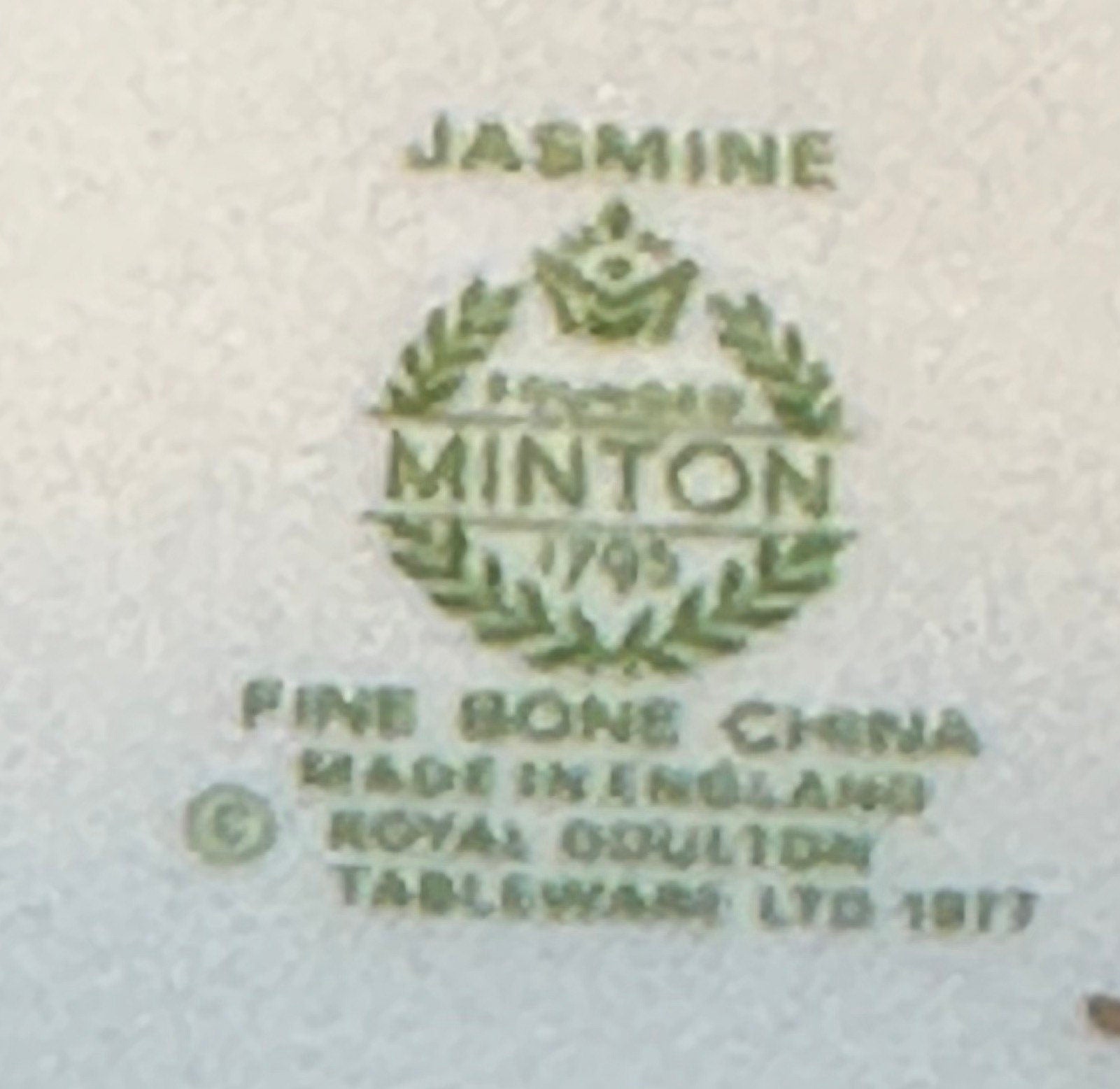 Minton Jasmine Gravy Boat and Underplate