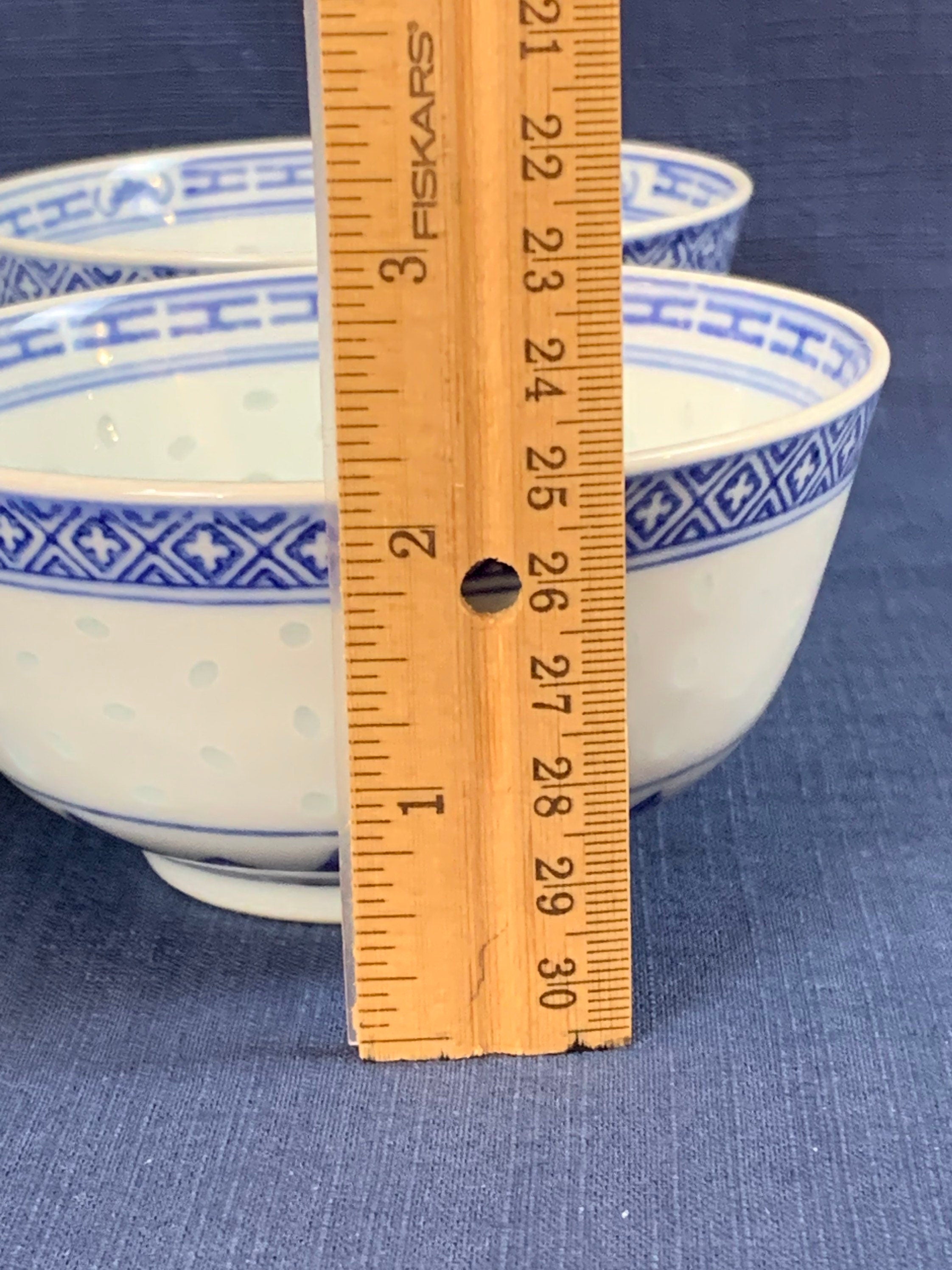 A Set of 4 Chinese Rice Bowls