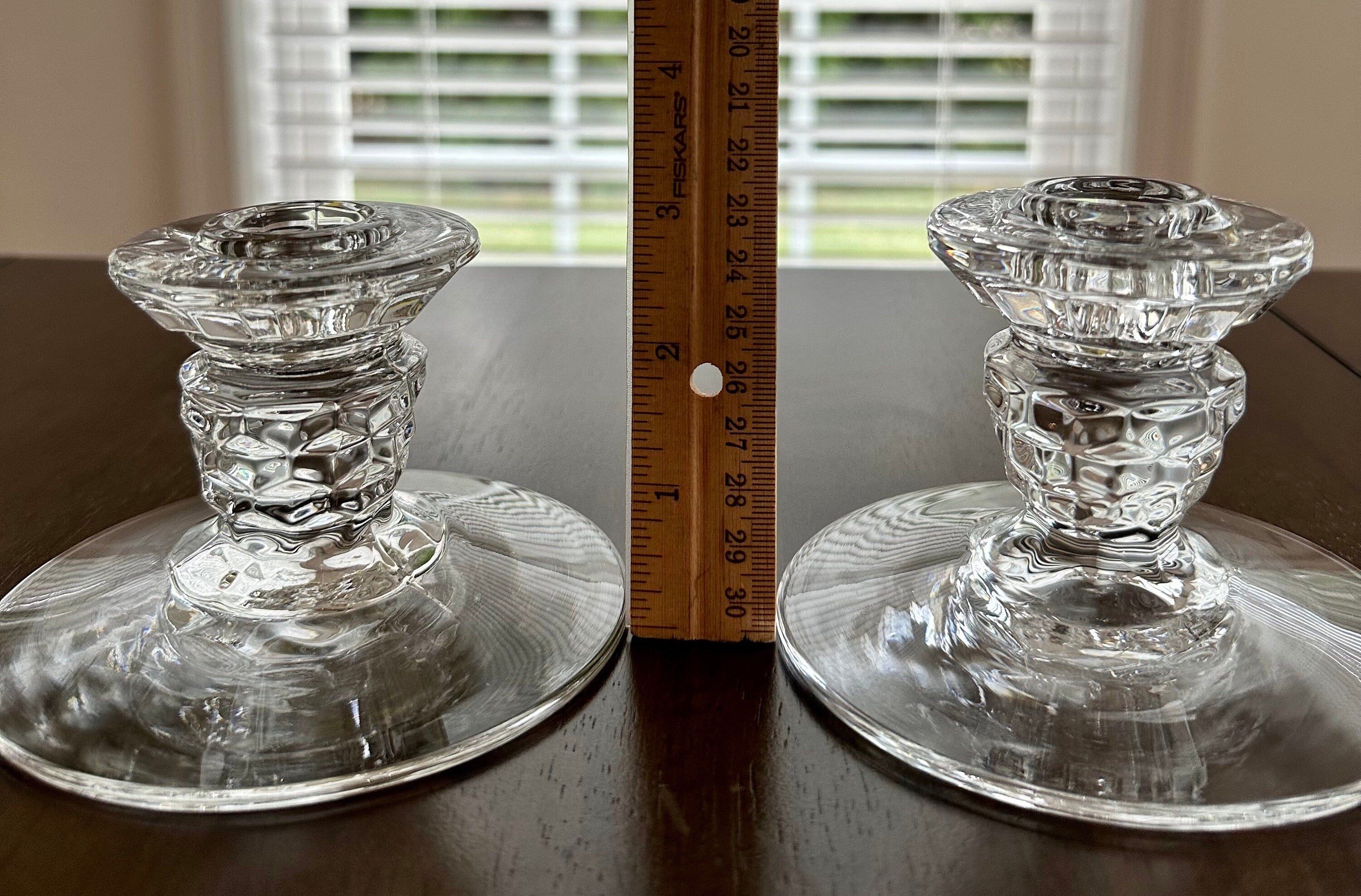 Fostoria American Candle Holders