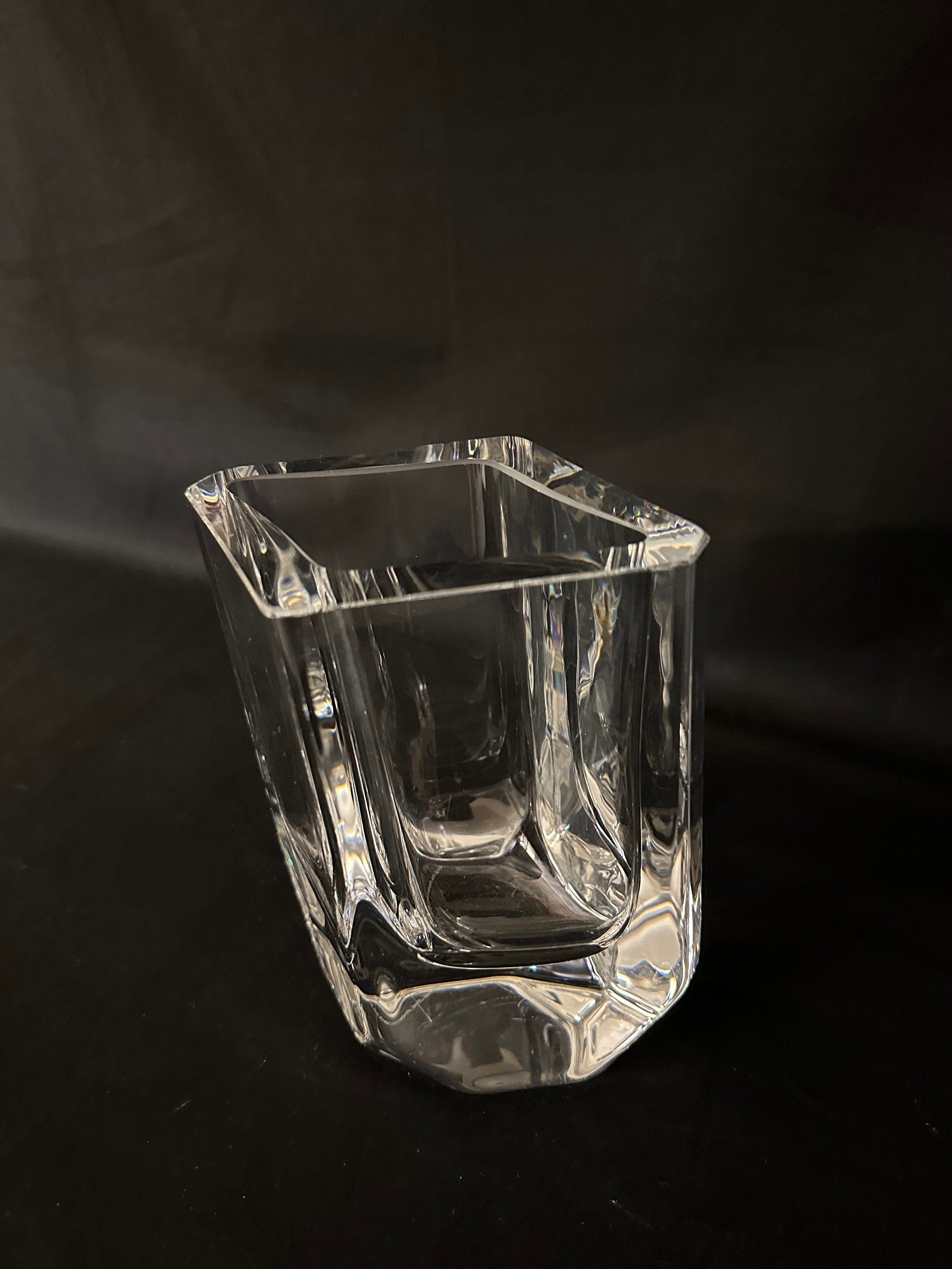 Artist Signed Kosta Boda Vase 7”