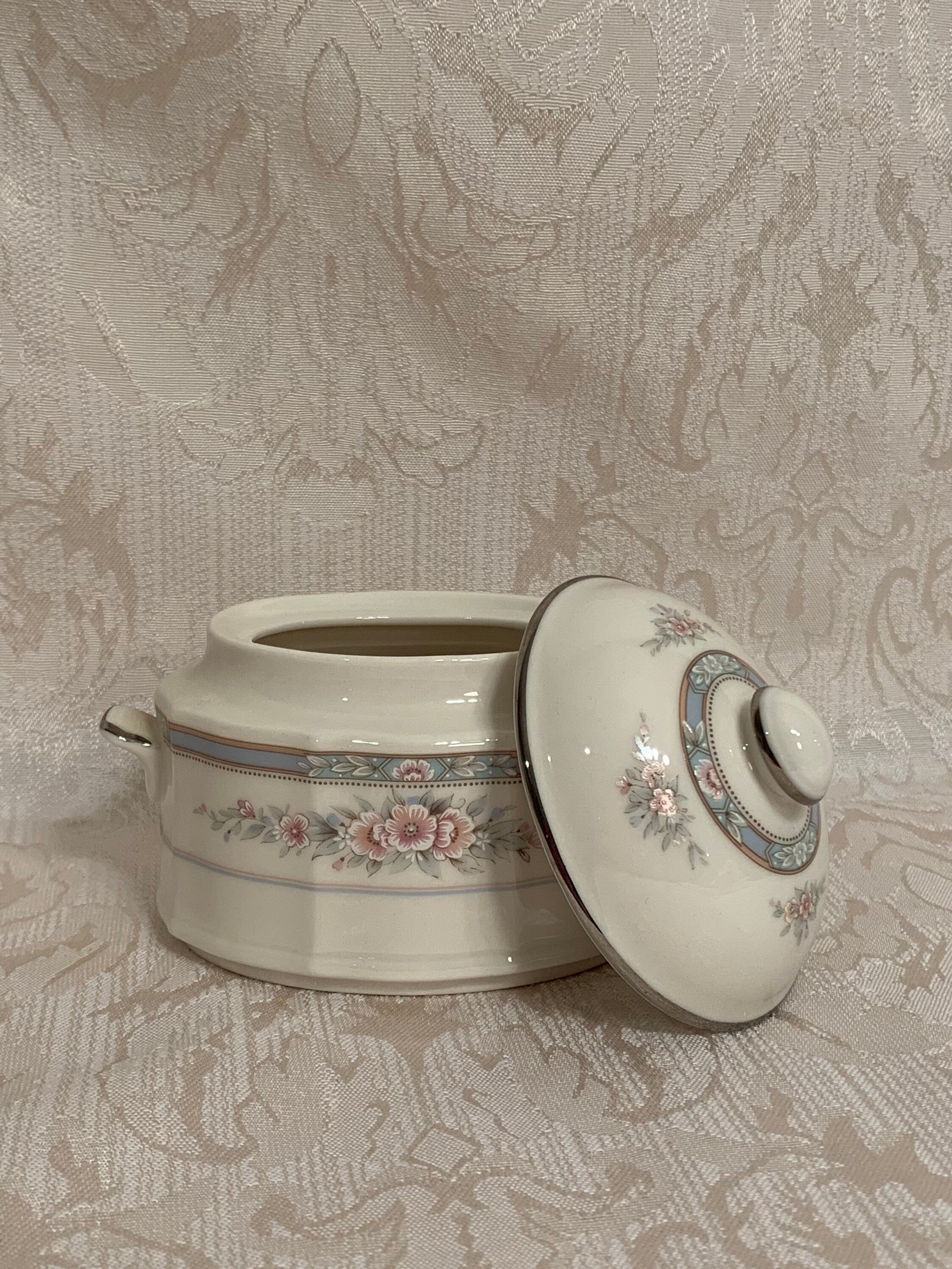 Noritake Rothschild Creamer and Sugar Bowl