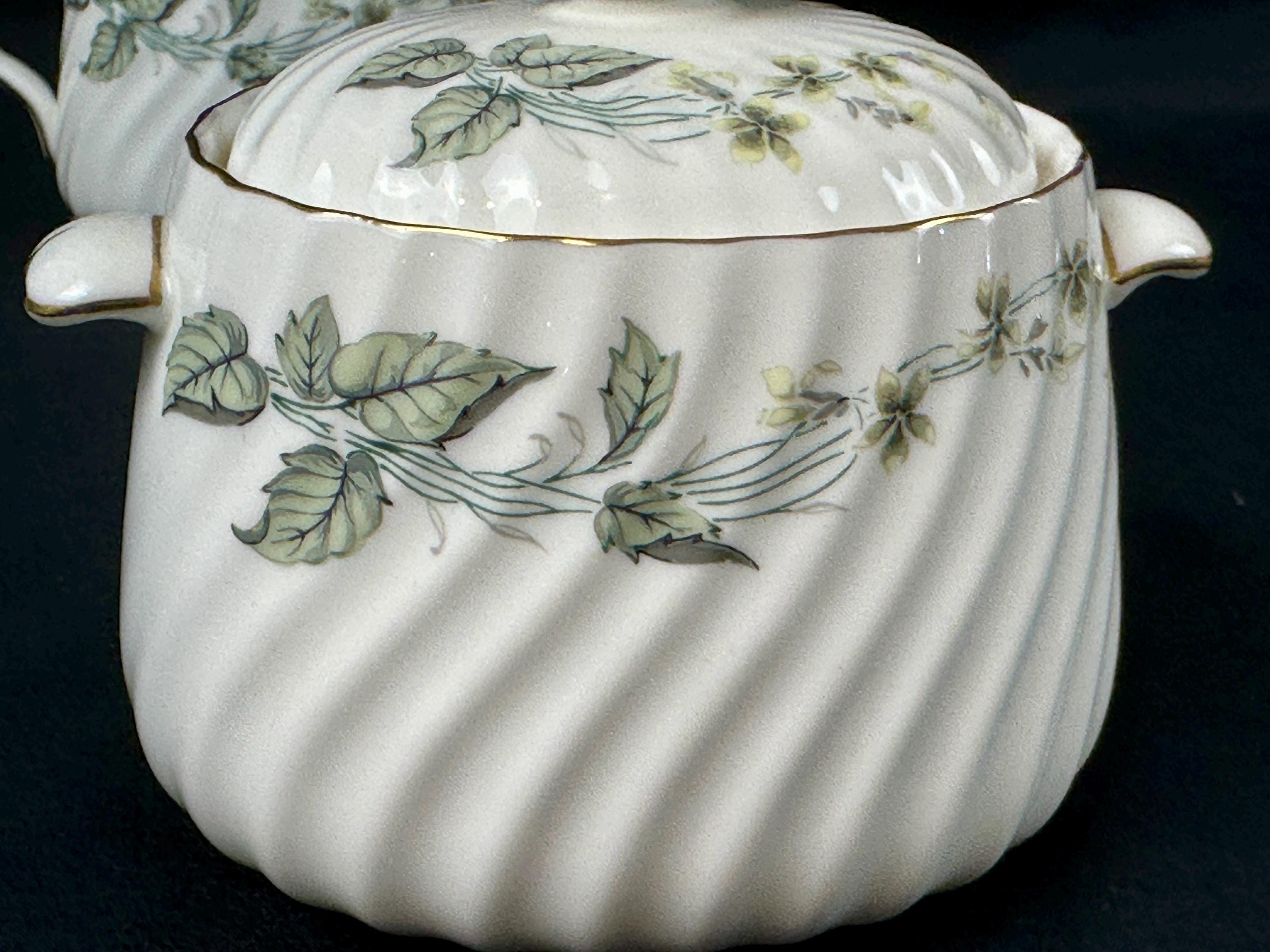 Minton Greenwich Creamer and Sugar Bowl