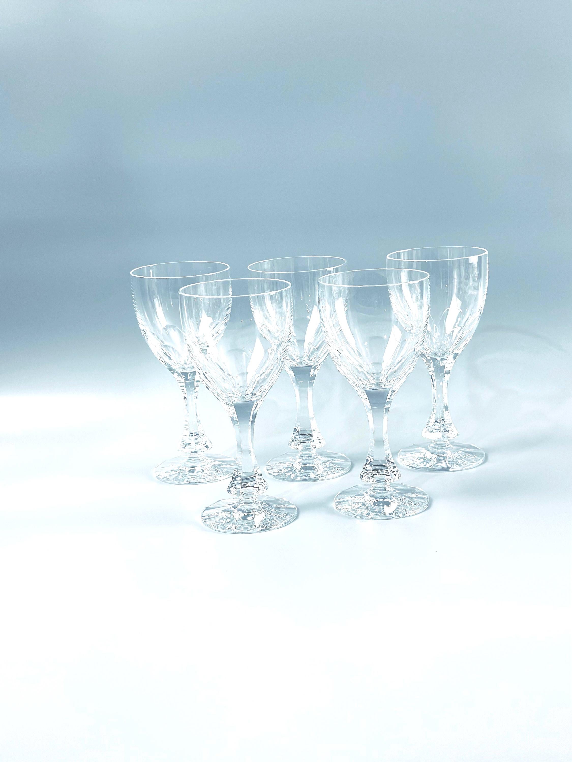 5 Baccarat Monaco Water Goblets