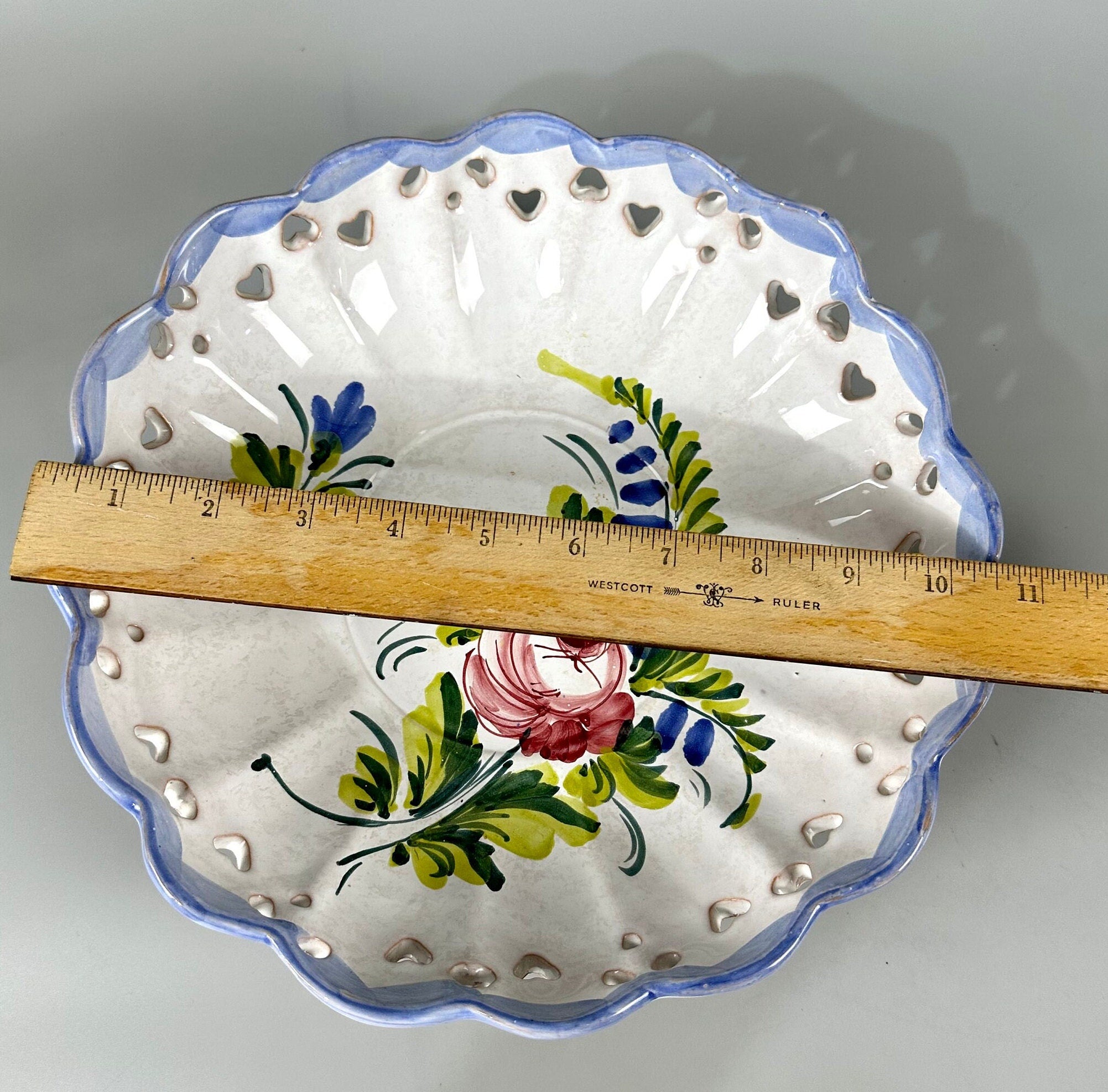 Hand Painted Italian Serving Bowl