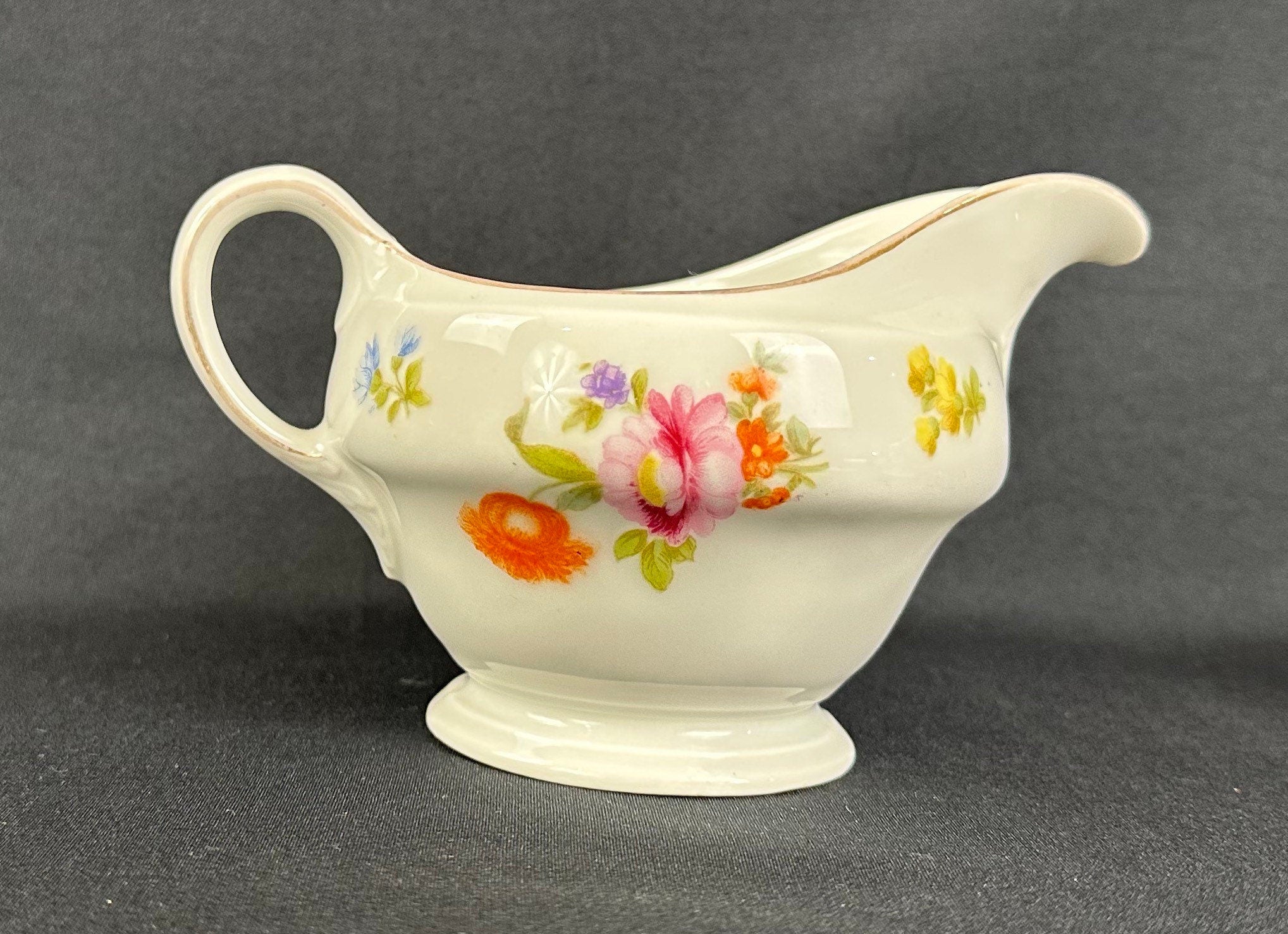 KPM Creamer Floral Pattern