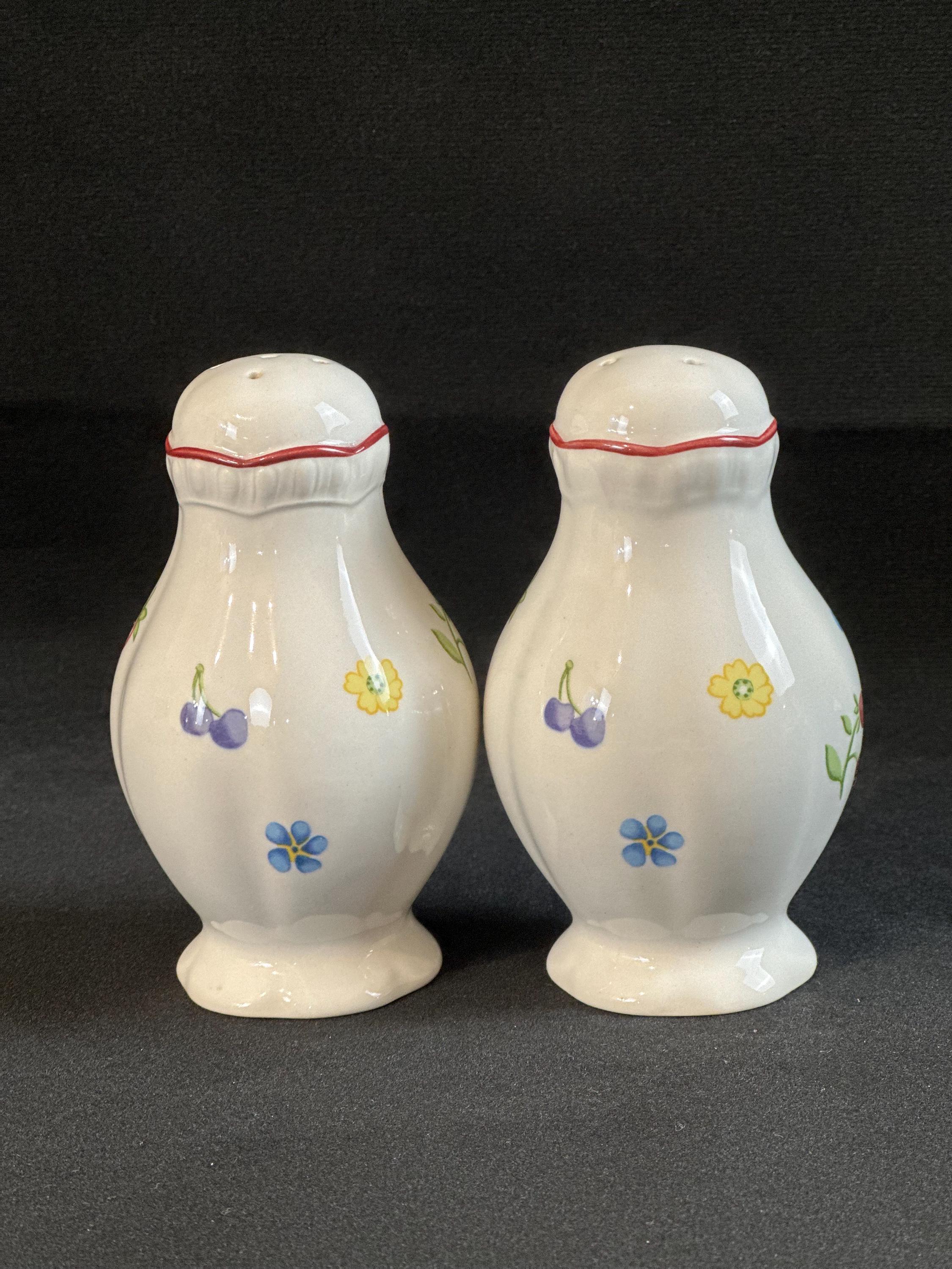 Johnson Brothers Fleurette Salt and Pepper