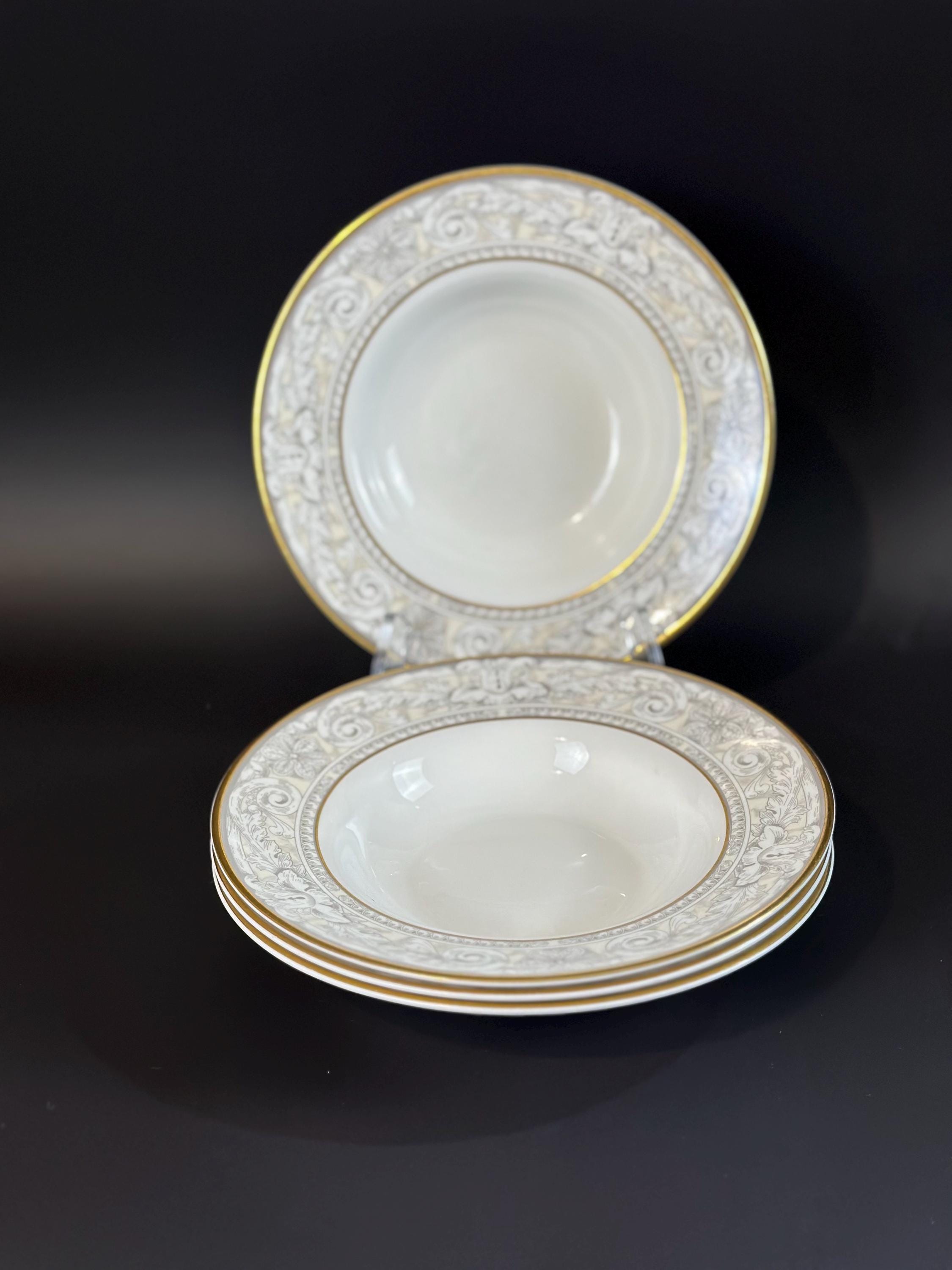 Four Royal Doulton Naples Soup Bowls