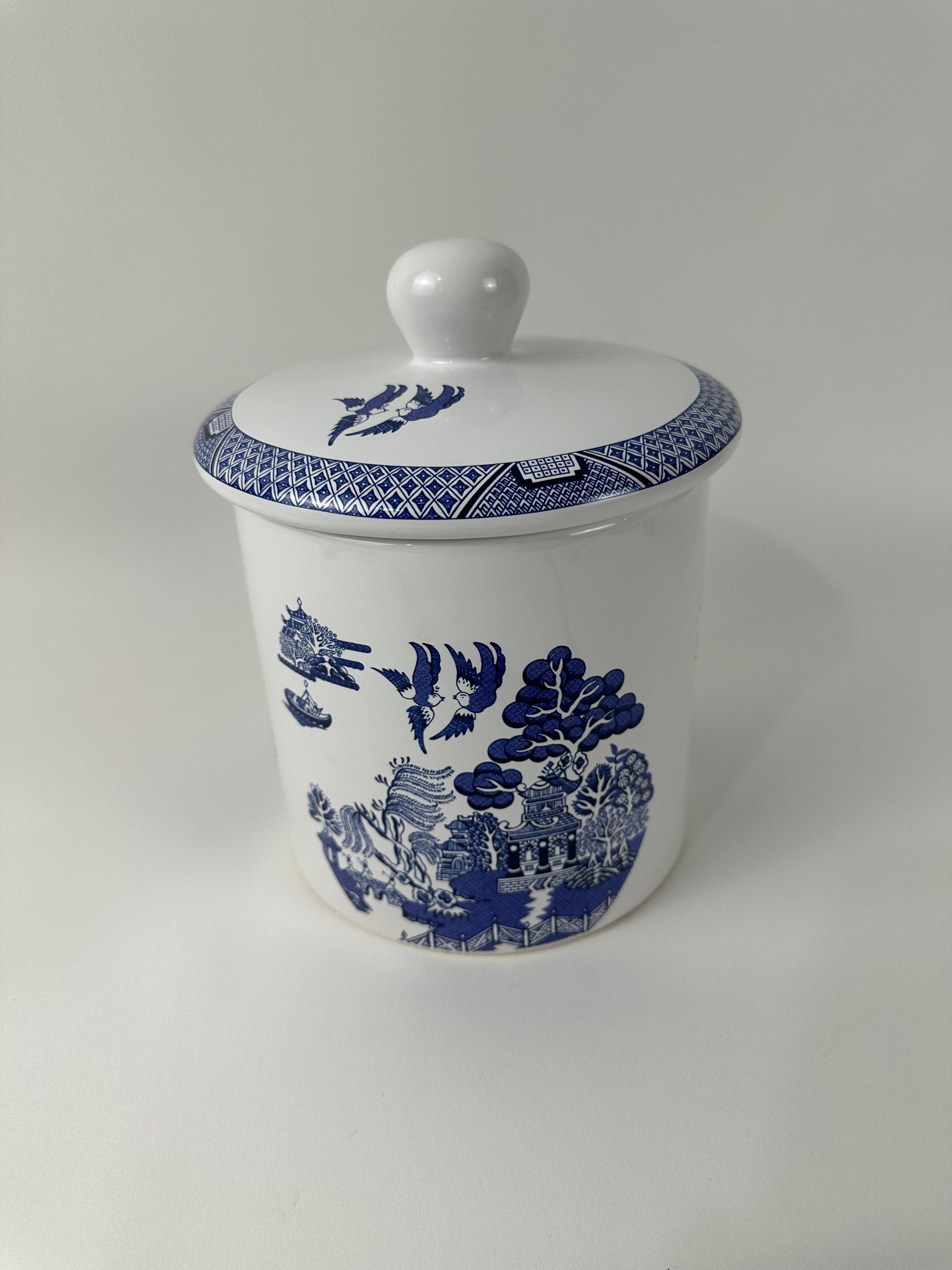 Cuthbertson Blue Willow Small Canister