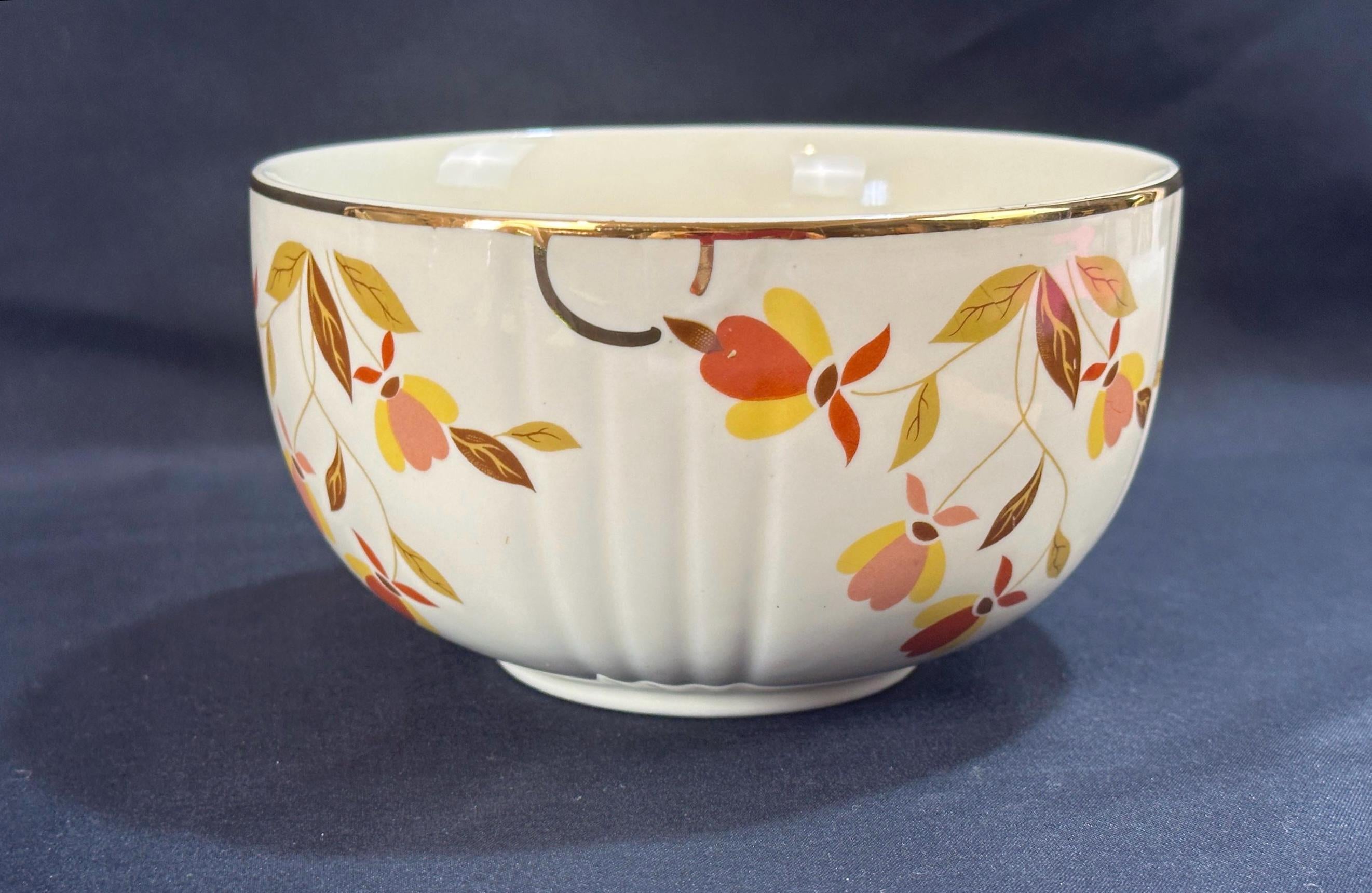 Hall Pottery Autumn Leaf Mixing Bowl